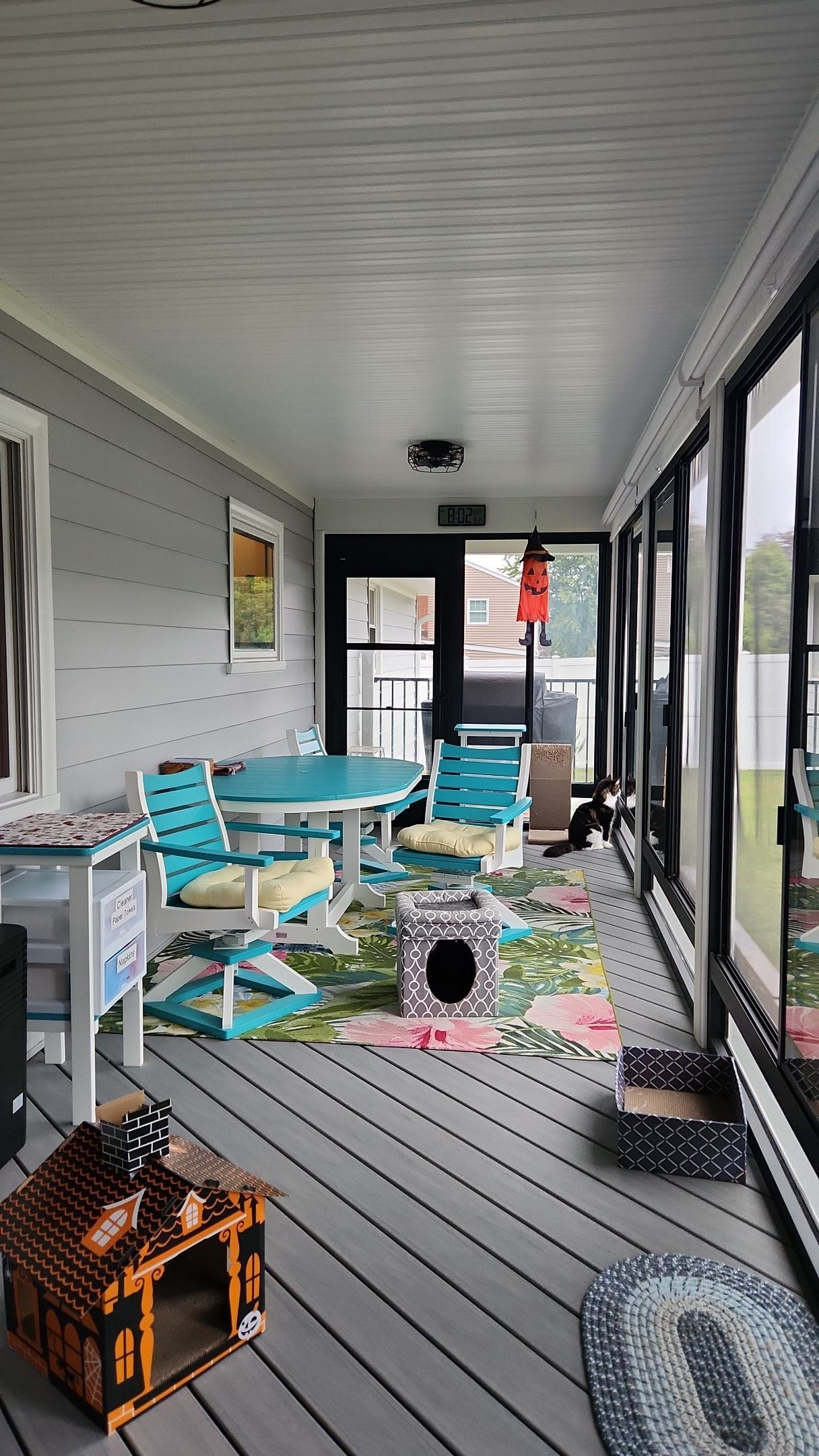 Porch remodel with Summer Space Enclosure by DiGiorgi Roofing and Siding Inc