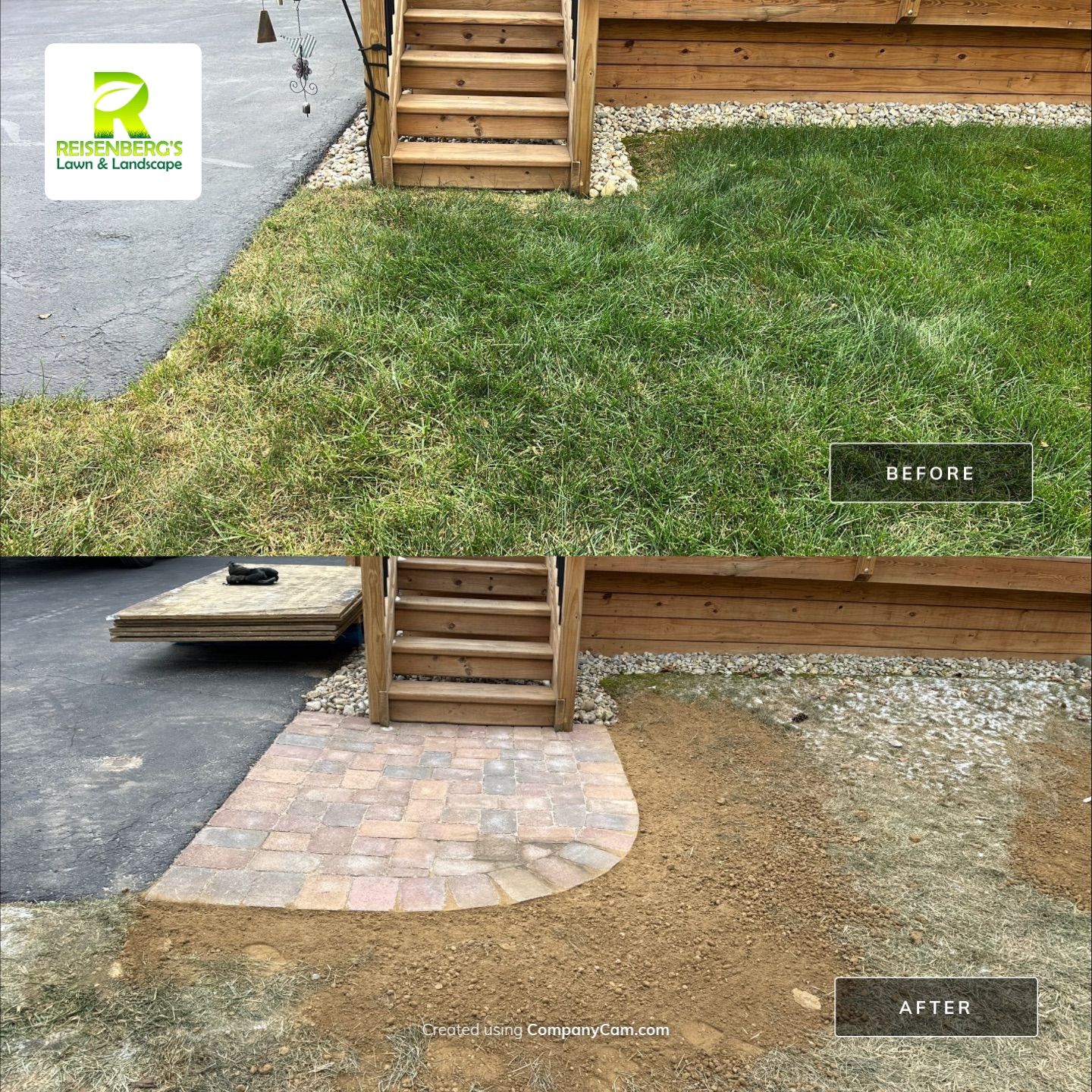 Paver and Natural Stone Installation by Reisenberg’s Lawn & Landscape, LLC