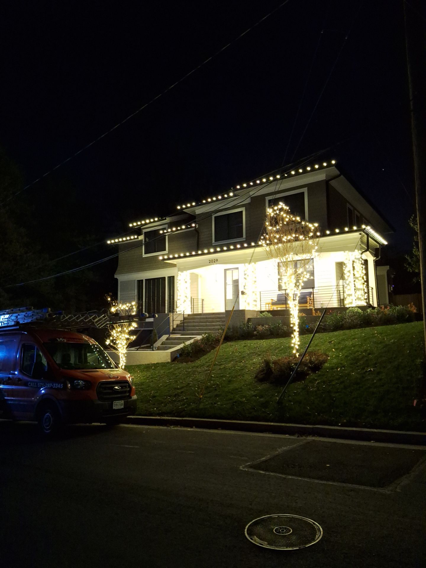Holiday Lighting in Arlington, VA by My Painter 