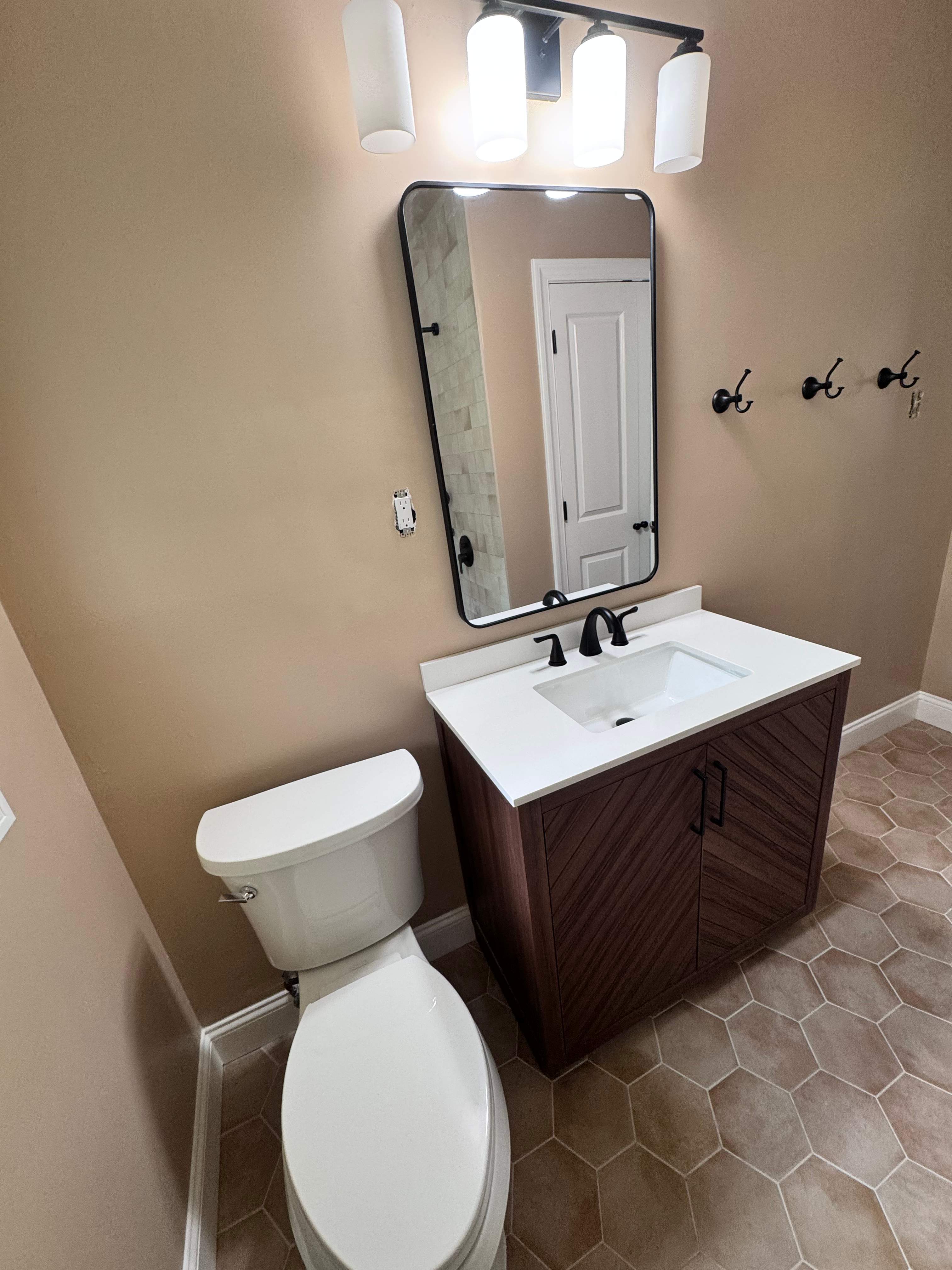 Hall bathroom renovation by Prudencio