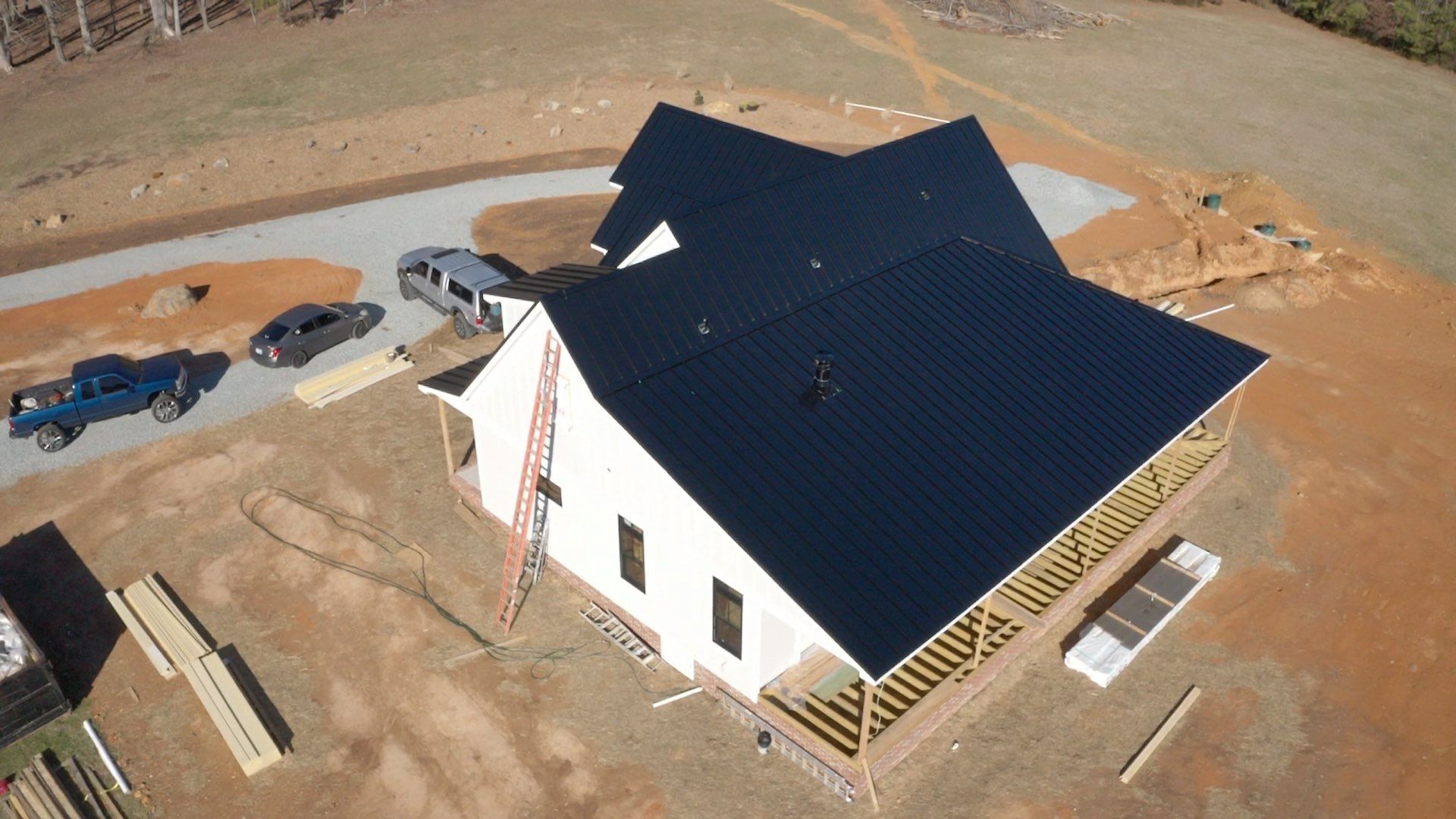 Custom Home Metal Roof Installation by Just In Time Roofing and Restoration