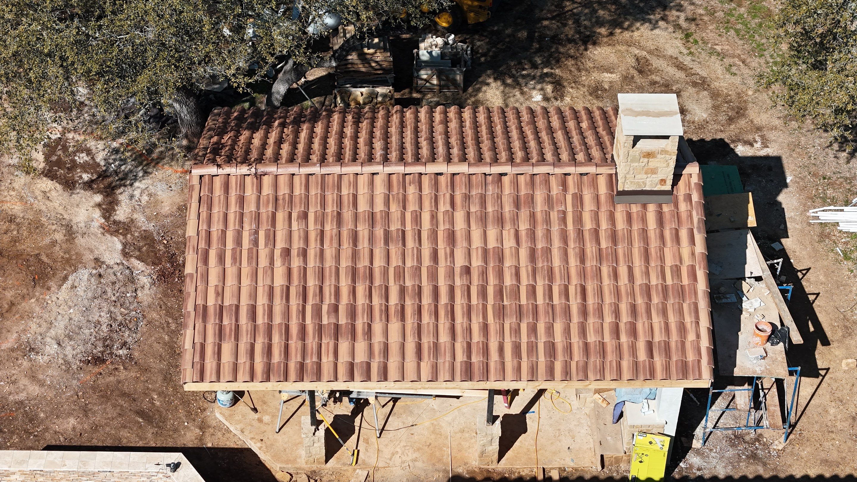 Residential Roofing Installation using Claymex Tiles by Lightning Exteriors