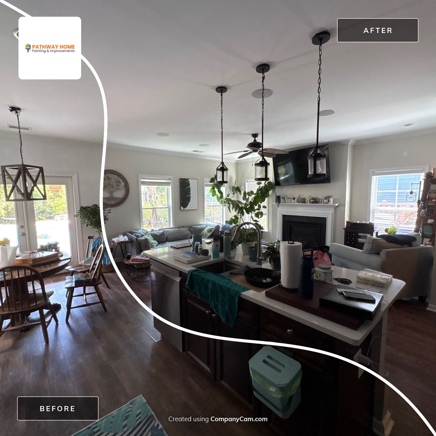 Whole-Home Interior Painting Refresh in Johns Island by Pathway Home Painting & Improvements
