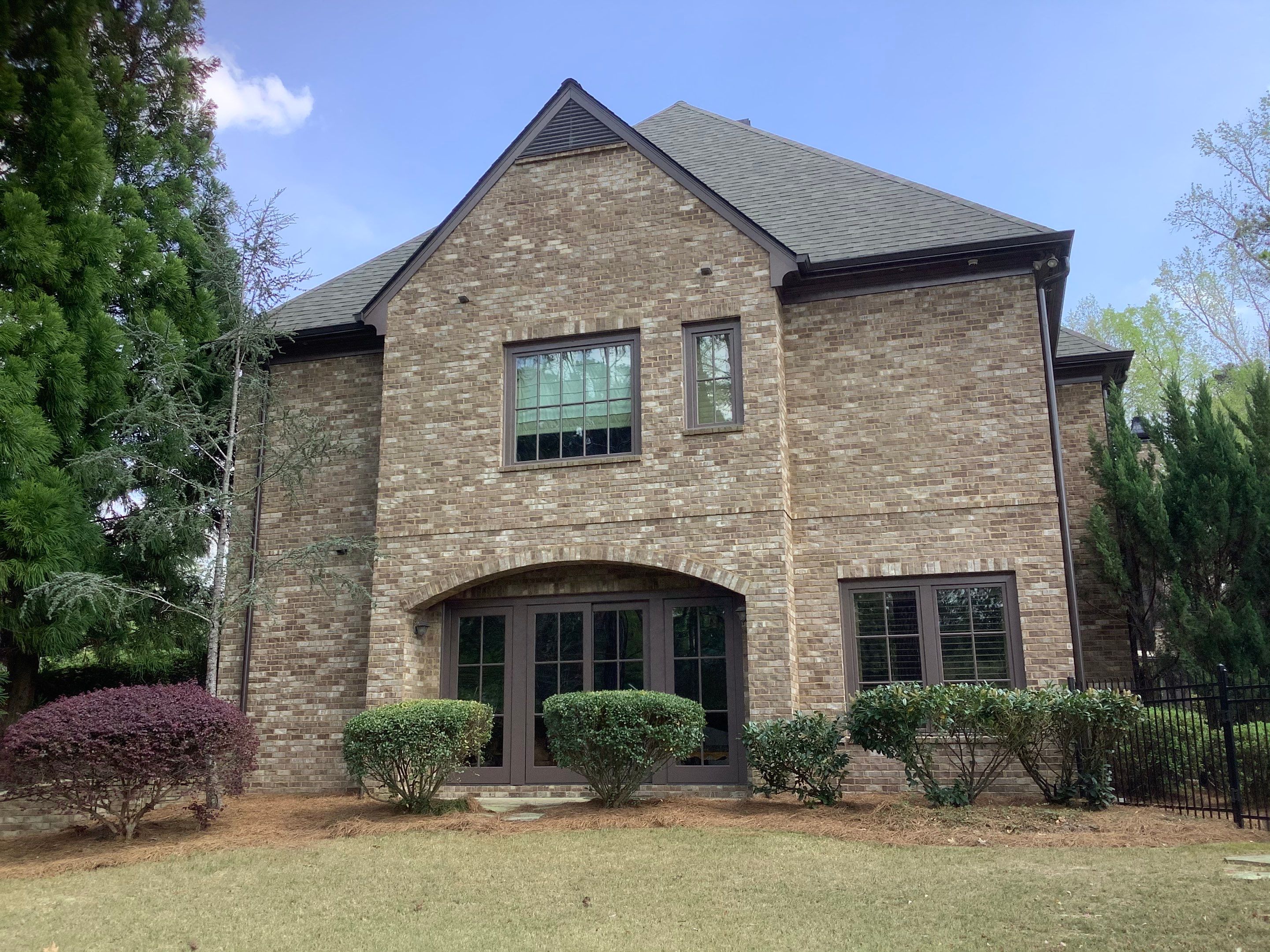 Exterior Painting and Trim Refresh for Large Brick Residence in Suwanee by Swift Home Renovations 
