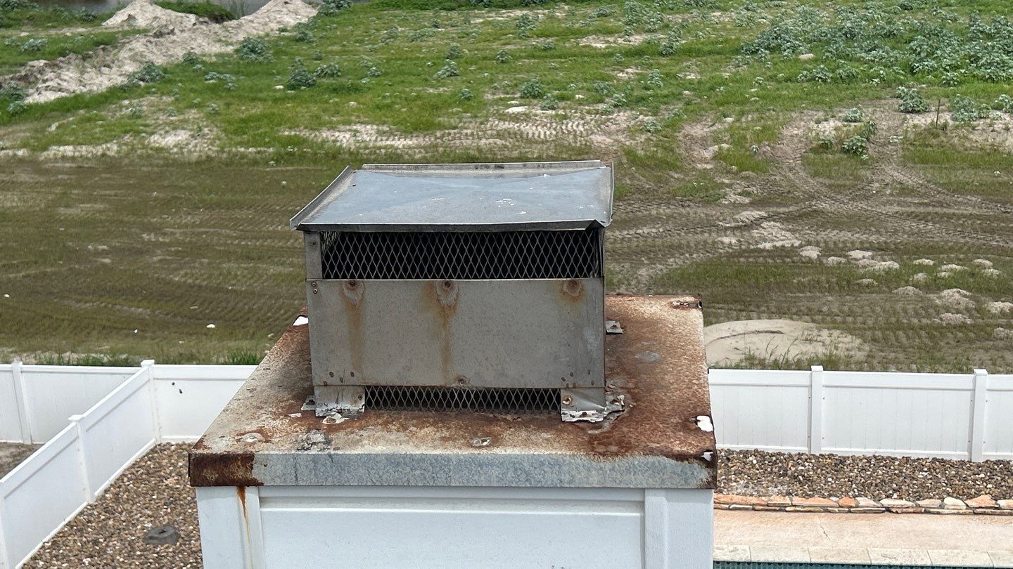 Chimney Cap & Chase Replacement using Galvanized Chimney Cap & Chase by Lighthouse Roofing
