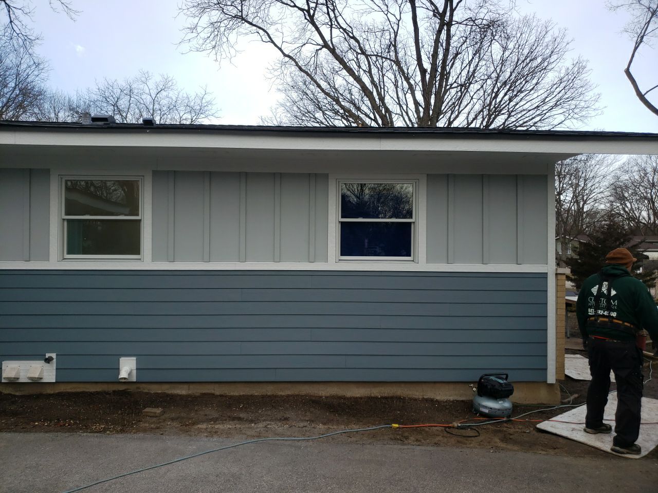 James Hardie Siding Installation, Shingle Roof Replacement & Window Replacement by Custom Installations