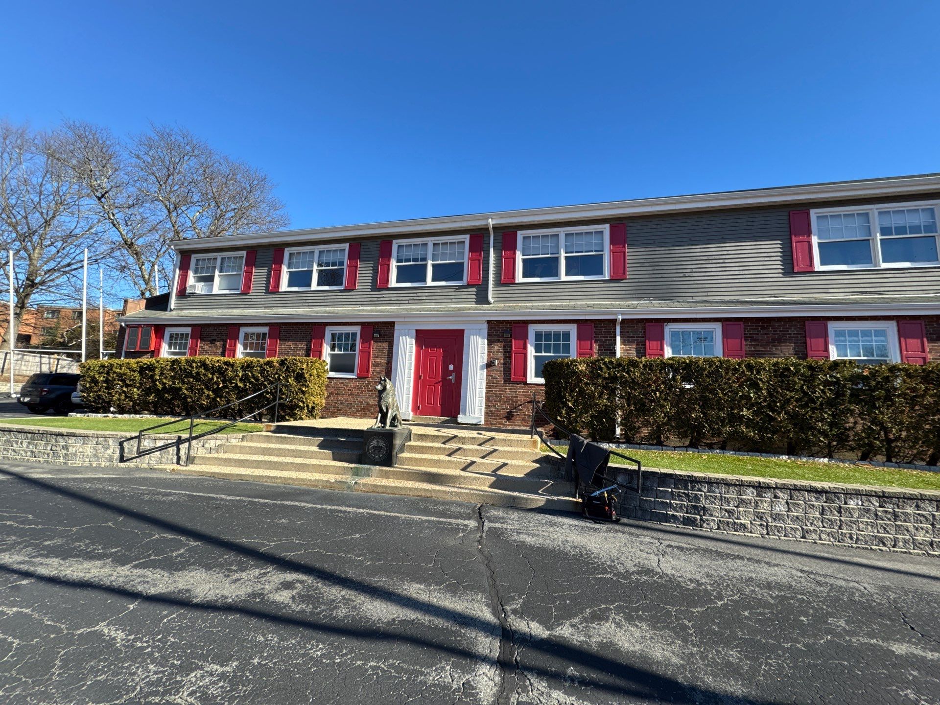 5" K-style Seamless Aluminum Gutters and 2x3 Downspouts in Brookline, MA by Gutter Pro Enterprises