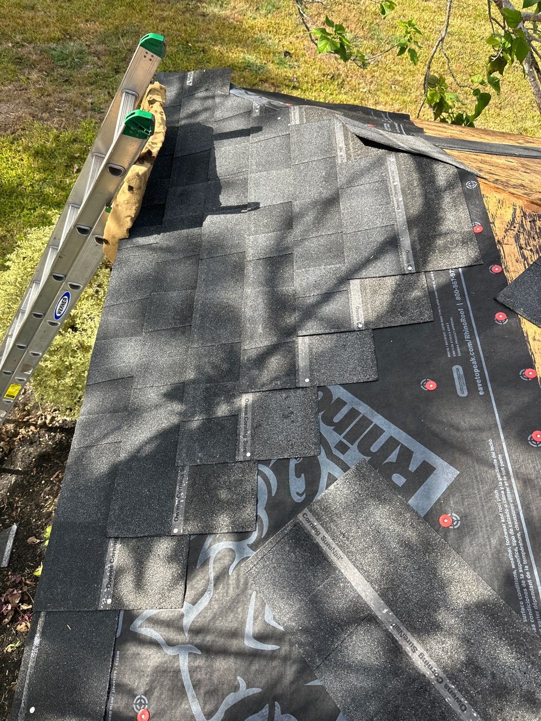 Residential Roofing Installation using Owen's Corning Duration (Lifetime) Shingles by Roof Repair Company