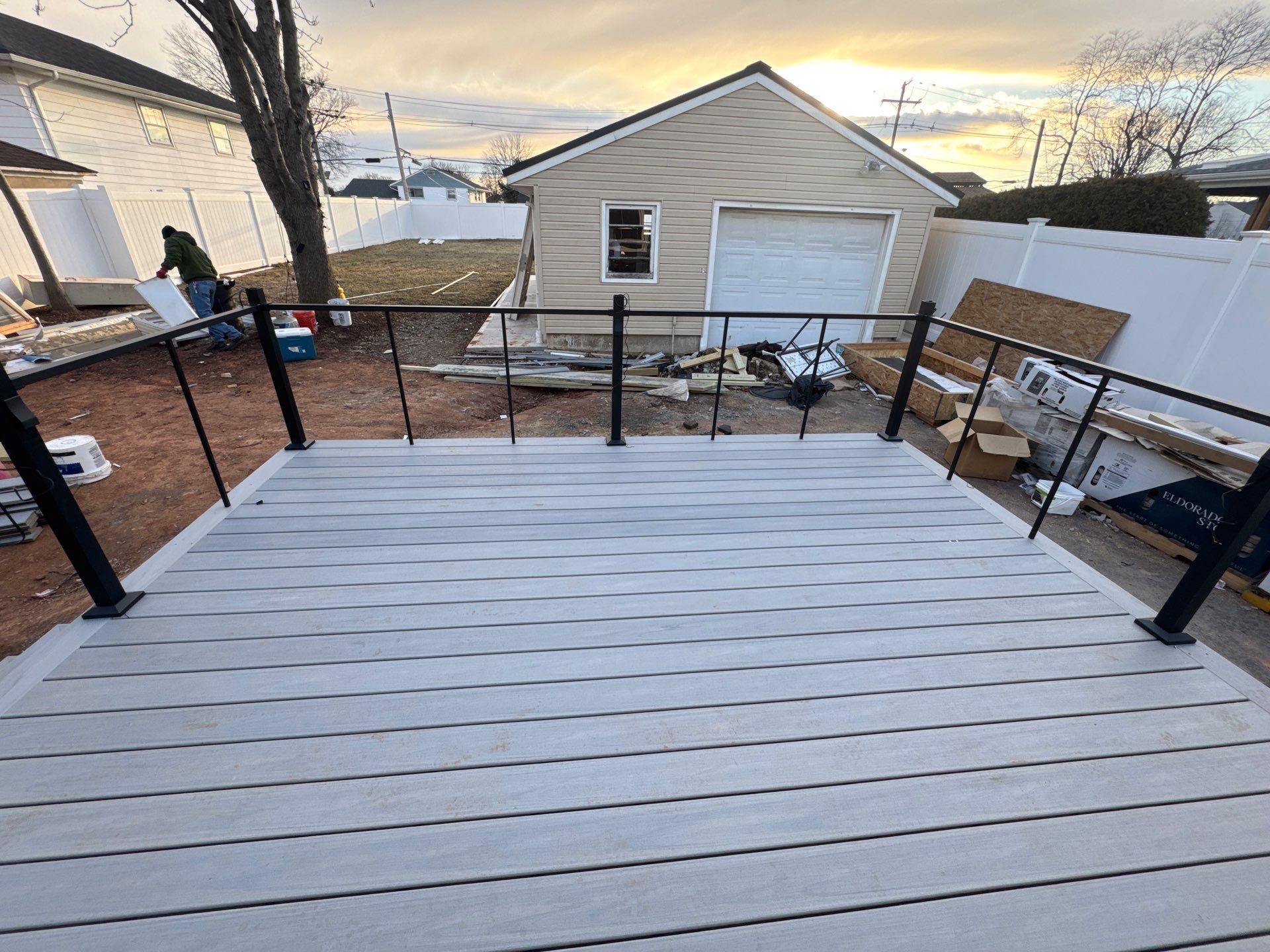 New Deck in Carteret, New Jersey by deck guardian