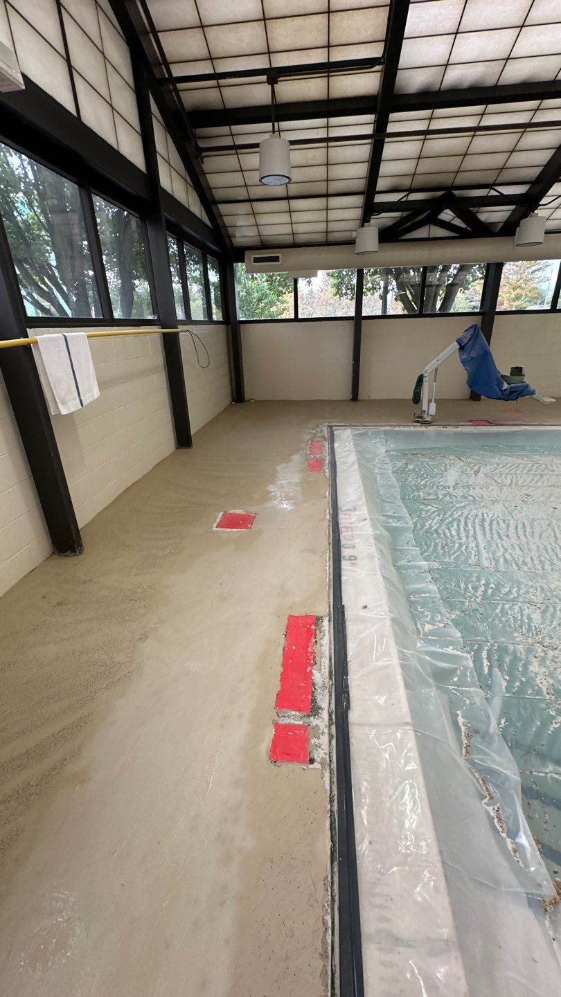 Hotel Pool Deck Project in Cranberry Township by Floors in a Day, Inc