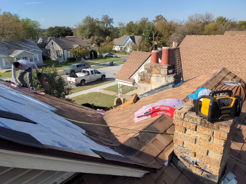 Roof Replacement in Central Fort Worth by Blackforest Roofing