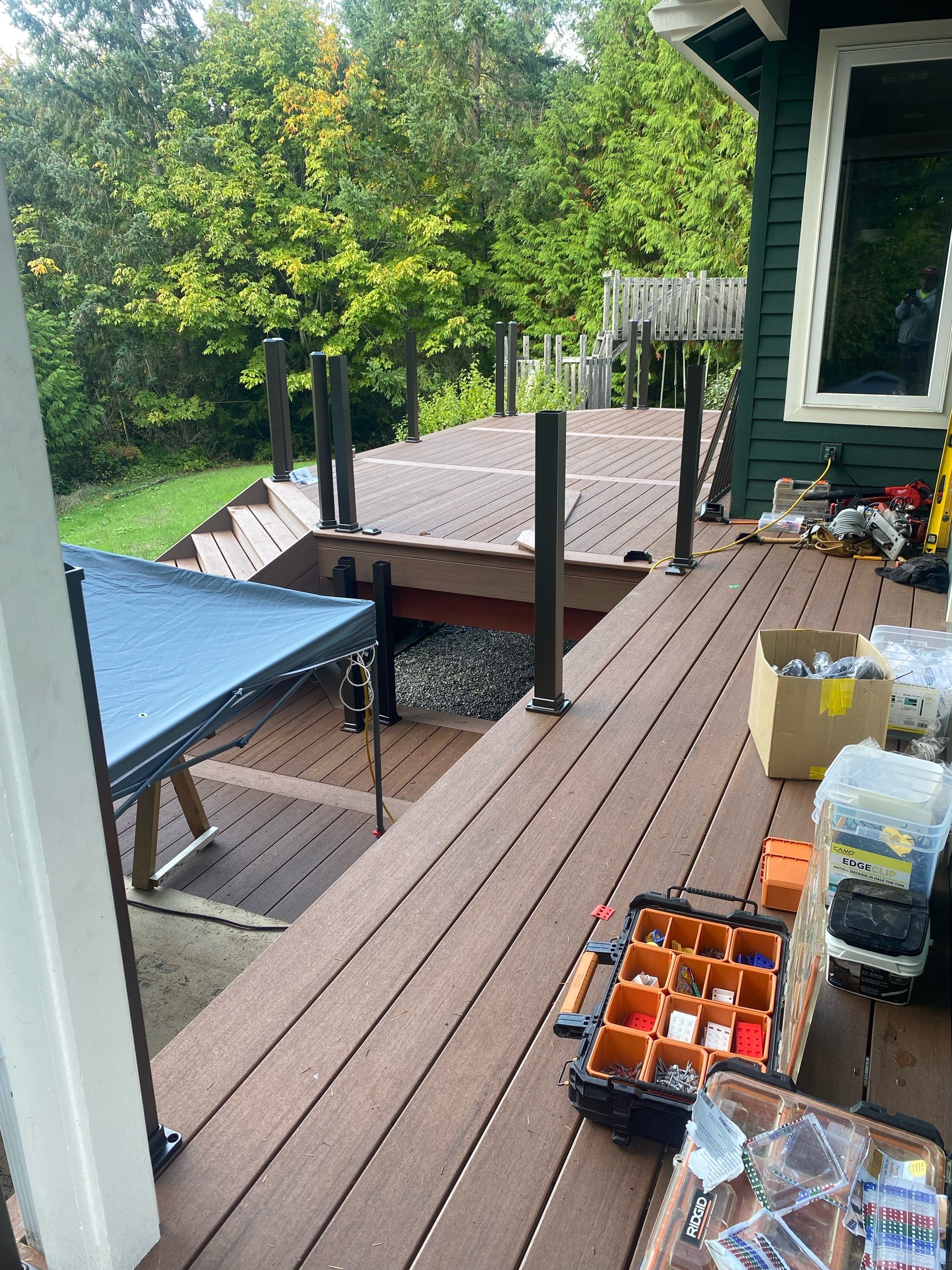Vashon Deck Resurface by Alki deck builders 