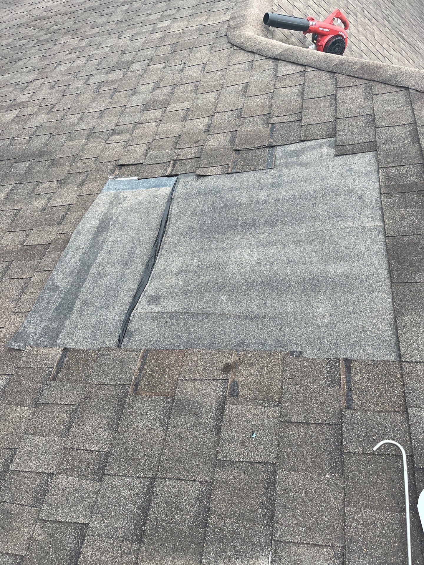 Hail Damage using Owen's Corning Duration (Lifetime) Shingles by Roof Repair Company