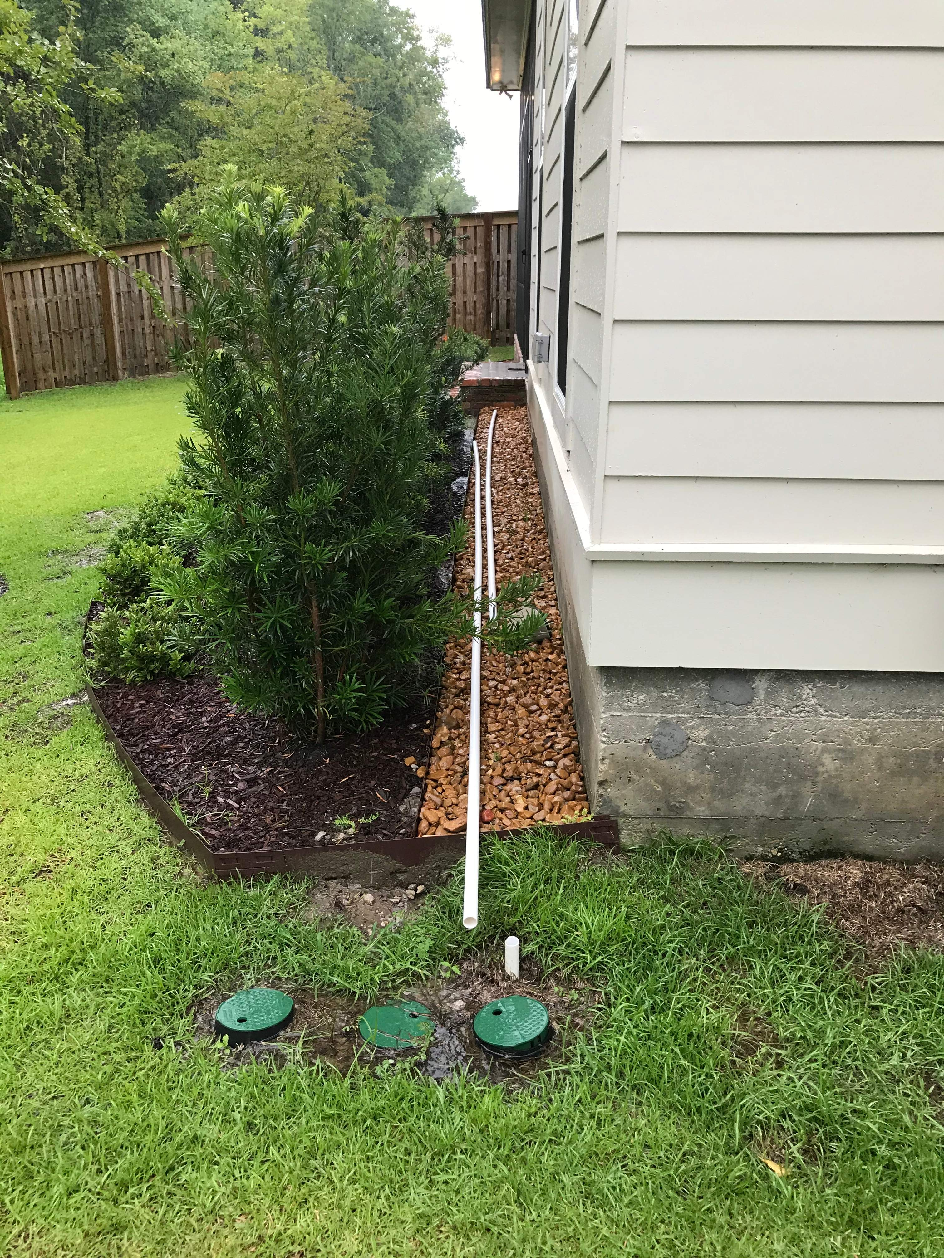 LANDSCAPE SERVICES using NEW BED INSTALL by CutScape, LLC.