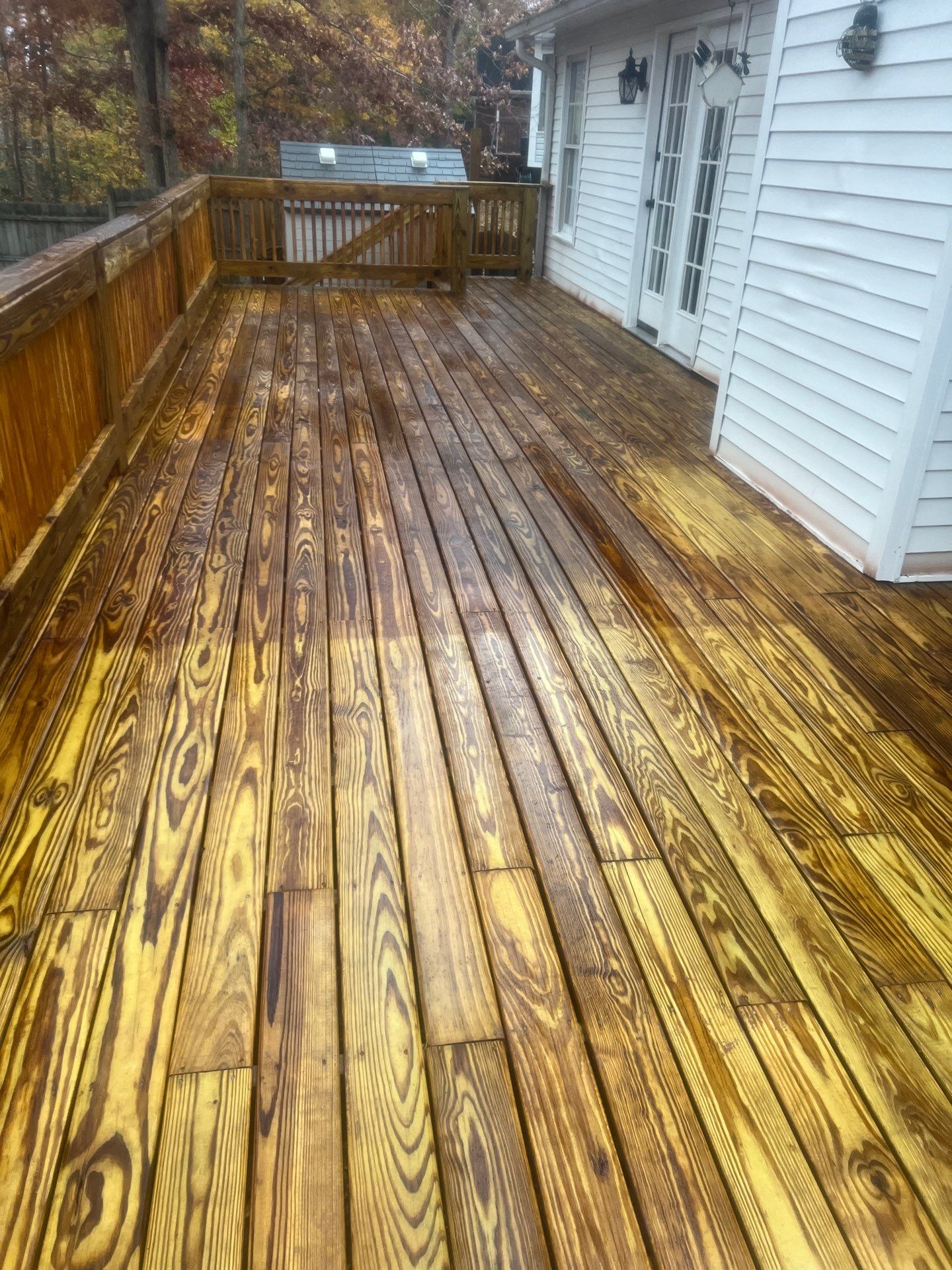 Coated Deck using Wood Sealant by DuraSeal