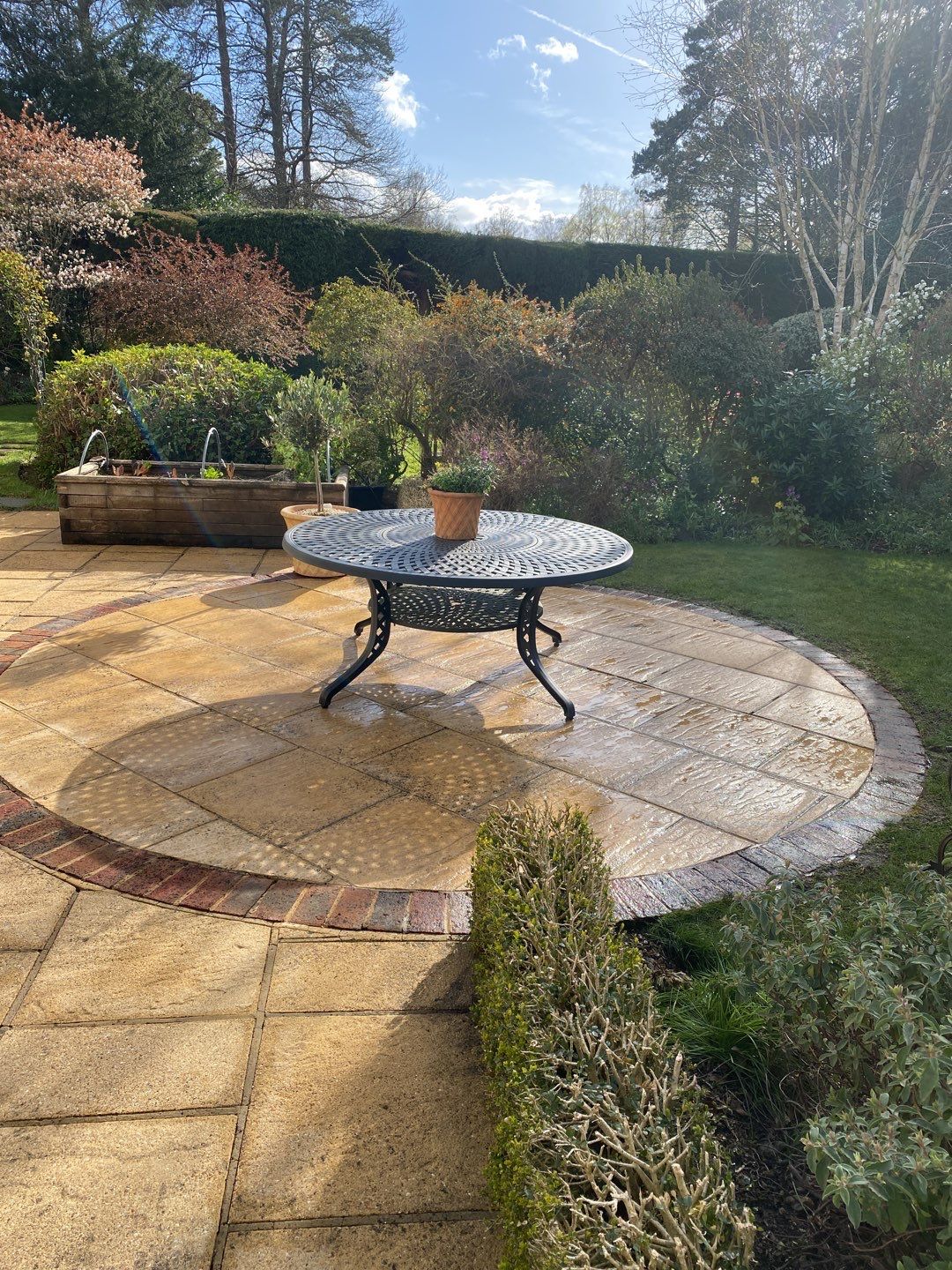 Patio Area Spring Clean using honda 21 ltr/min by Ges Exterior Cleaning ltd