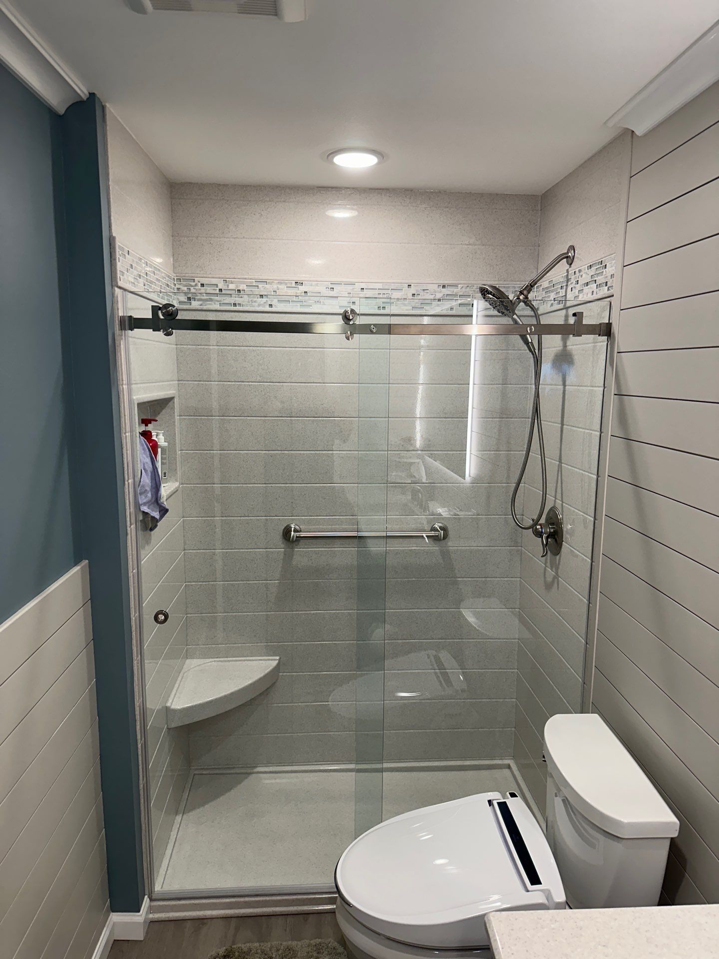 Diane's Basement Bath Remodel by Kitchen Works LLC