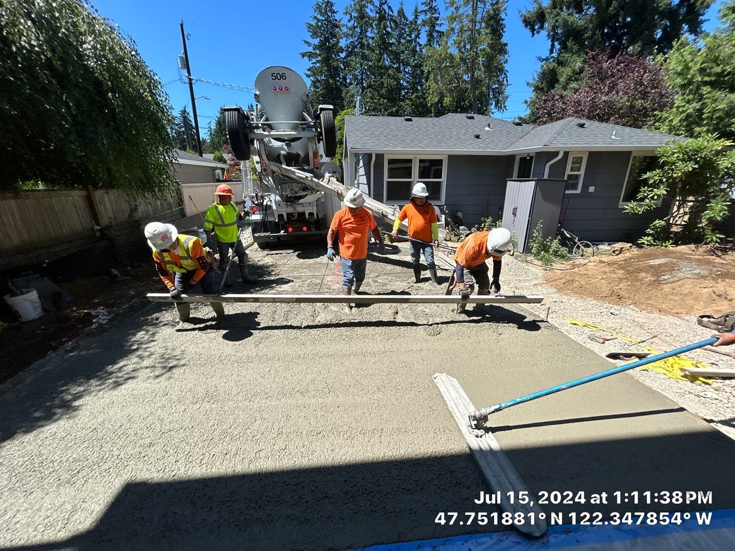 Grant | Concrete Driveway  by Jireh Asphalt & Concrete Inc 