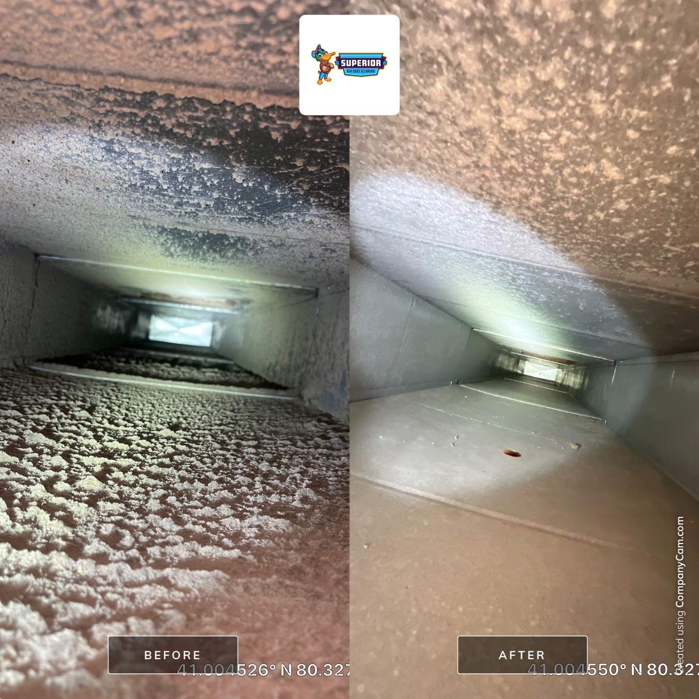 Air Duct Cleaning With a Vacuum Truck in New Castle, PA by Superior Air Duct Cleaning