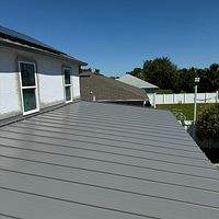 24ga 1" Nail-Strip Slate Gray  by Total Roofing System The Metal Roof Experts