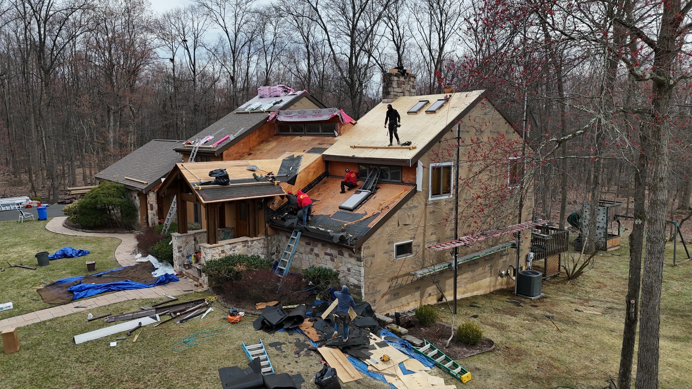 Full Exterior Remodel Project in Hopewell, NJ by All State Home Improvement Inc.