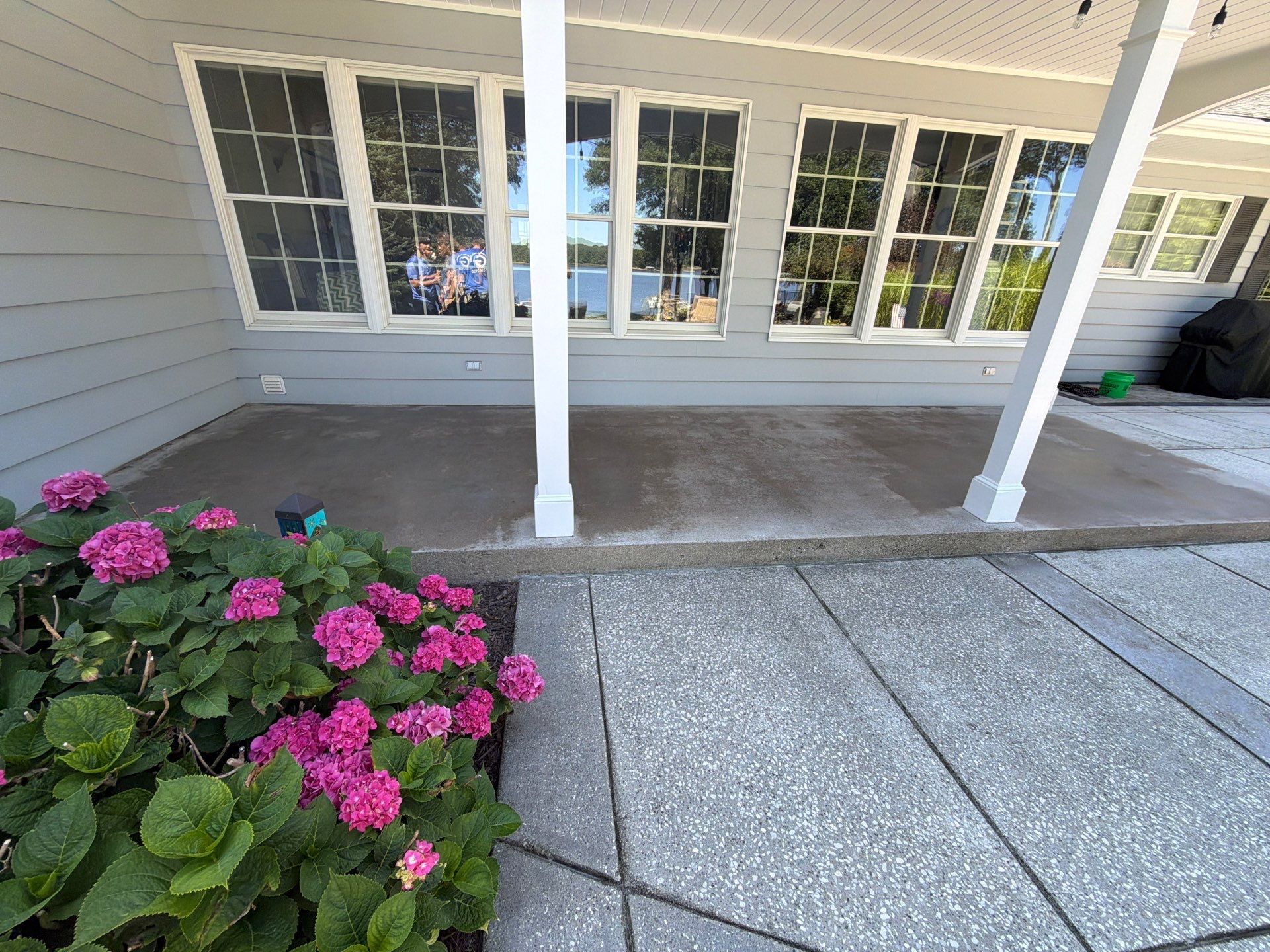 Polished Concrete Patio and Floor Finishing in Muskegon by Gordon Painting