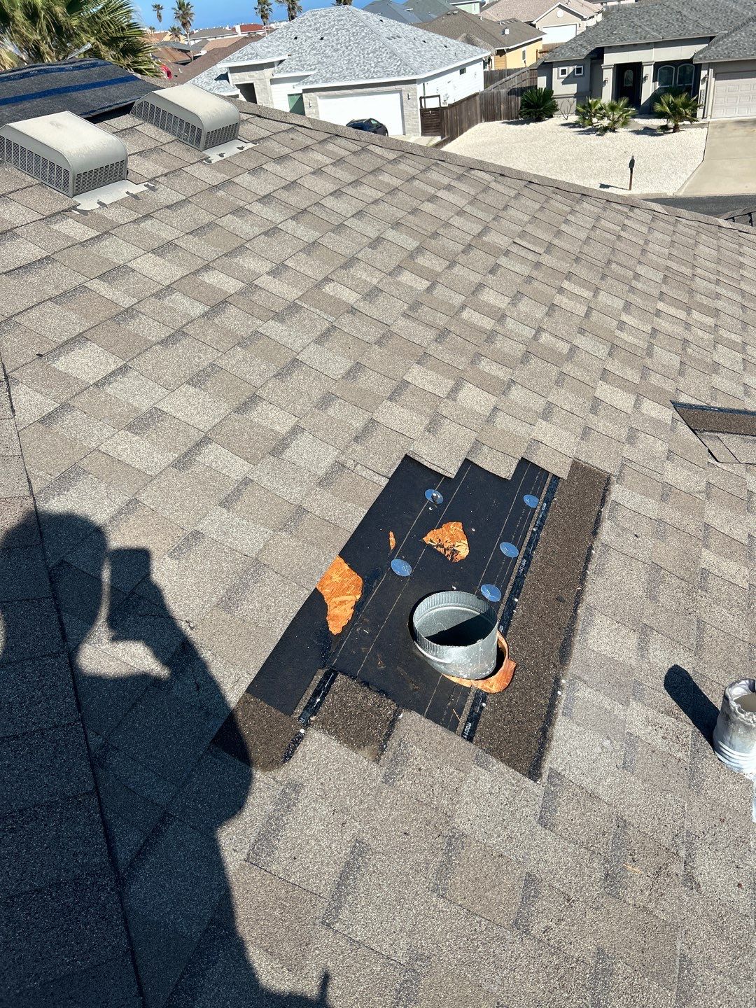Residential Roofing Repair using Attic Vents by Lighthouse Roofing