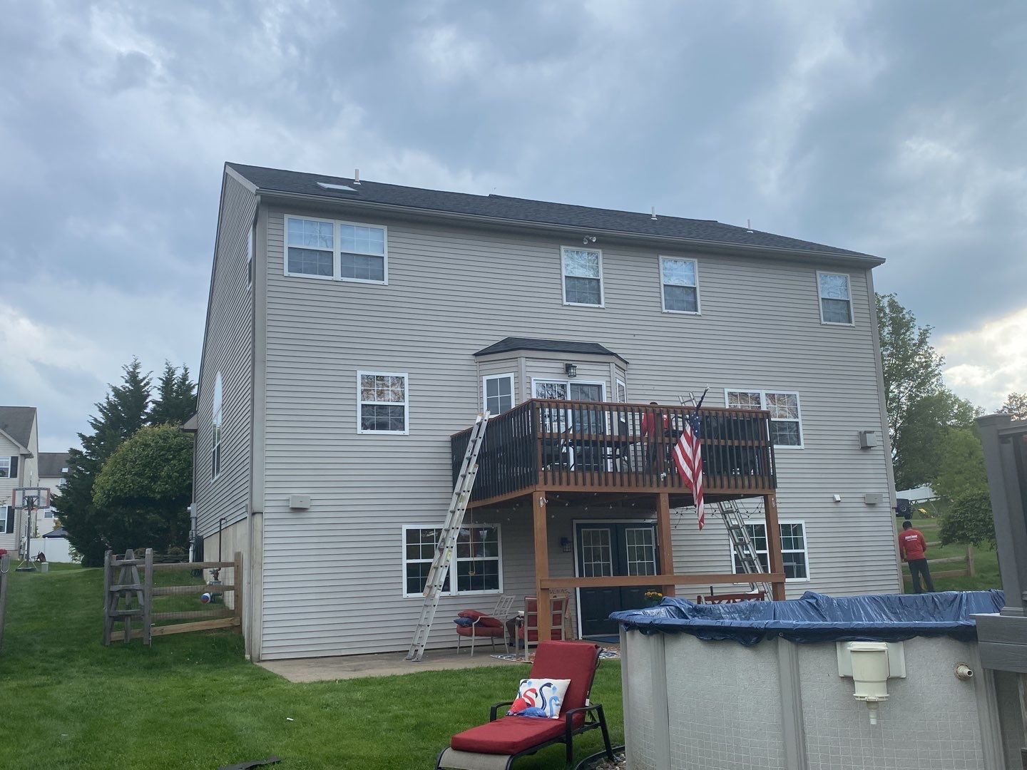 Roofing Installation using CertainTeed Landmark - Moire Black by Storm Guard of Ches-Mont PA