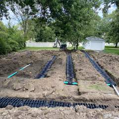 Septic System Installation with Aeration and Chamber Drainage by Allied Water Services