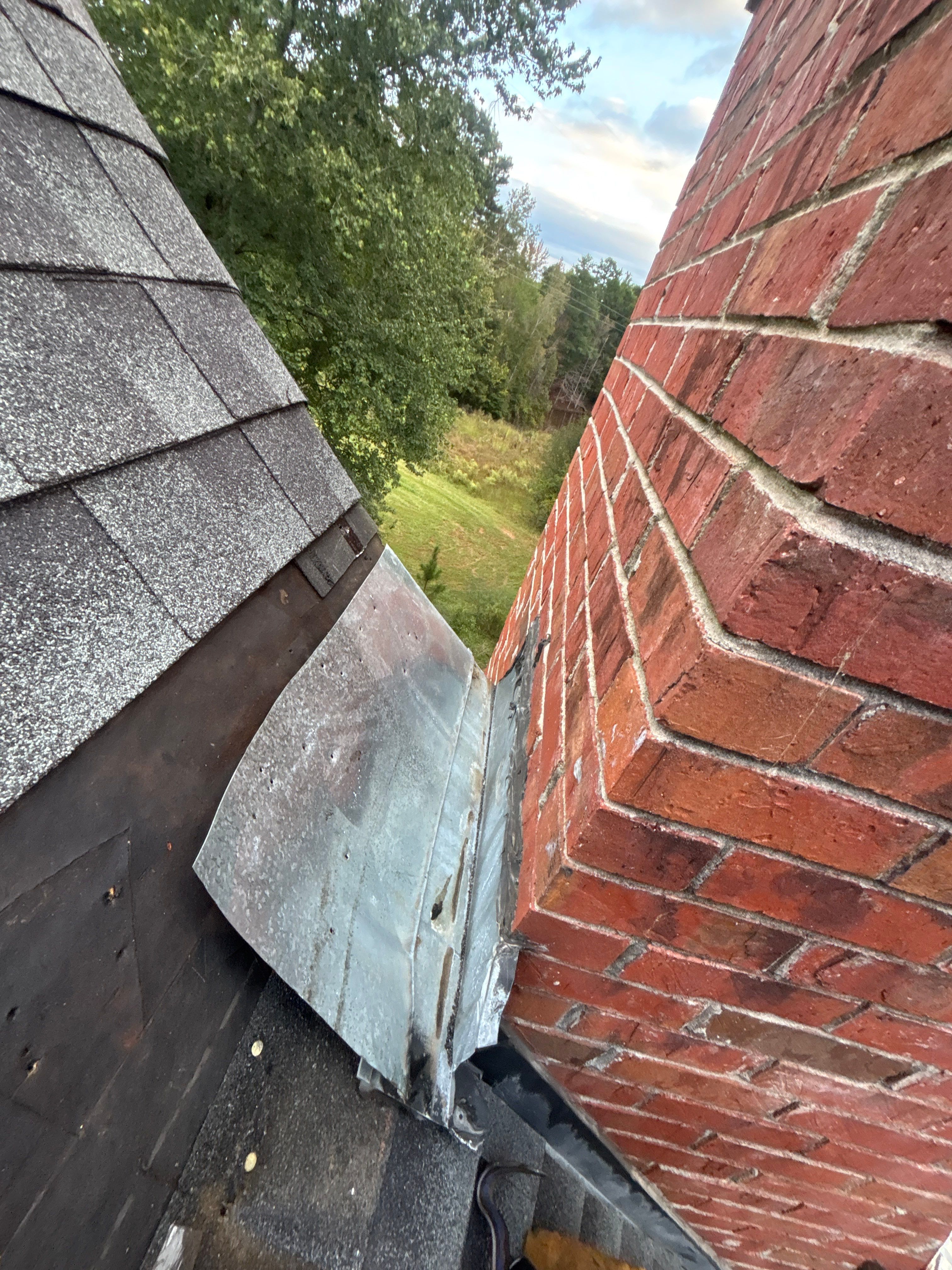 Chimney Roof repair by Deerfield Roofing LLC