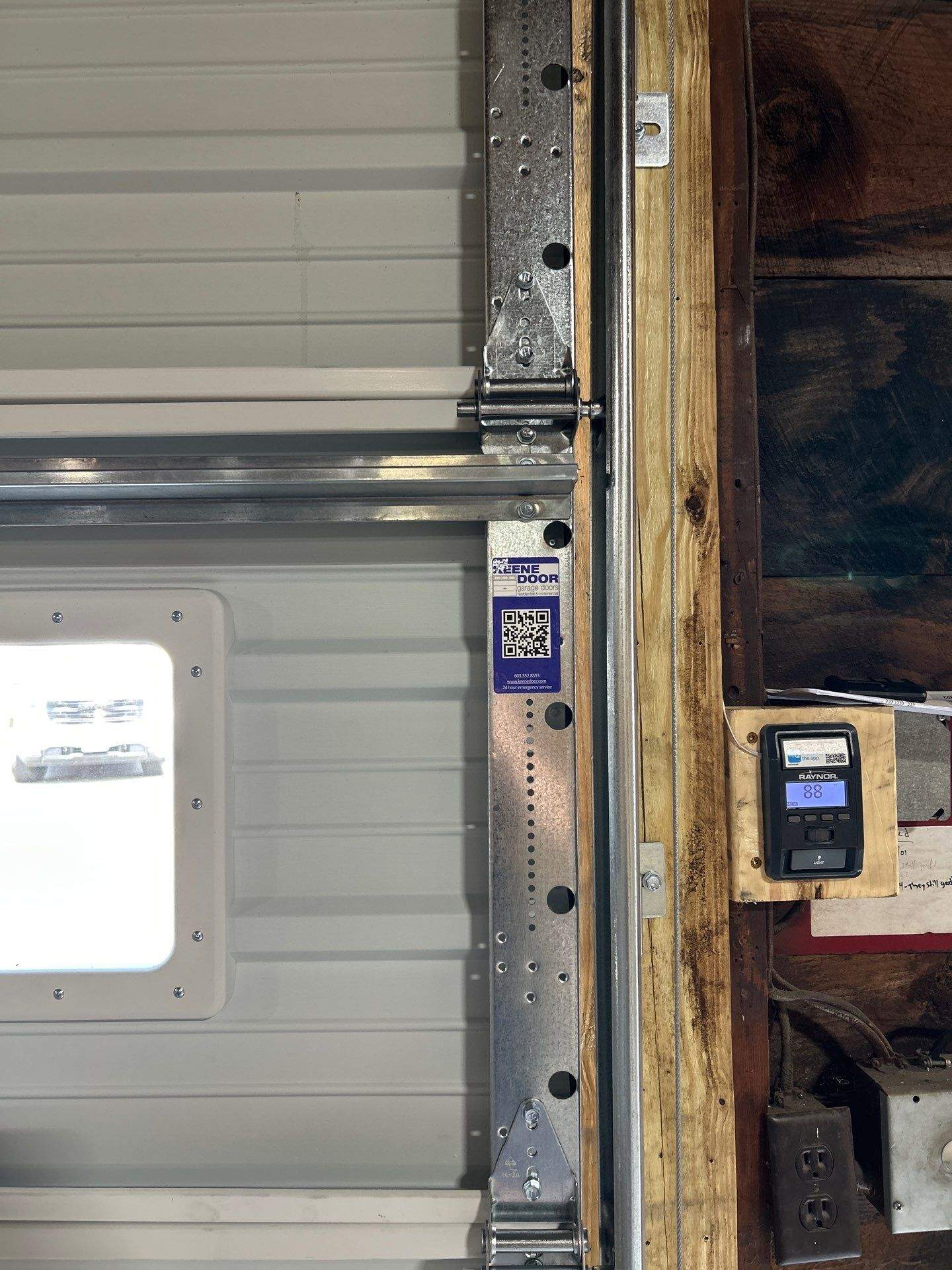 Commercial Door Installation using Industrial Series Garage Door by Keene Door