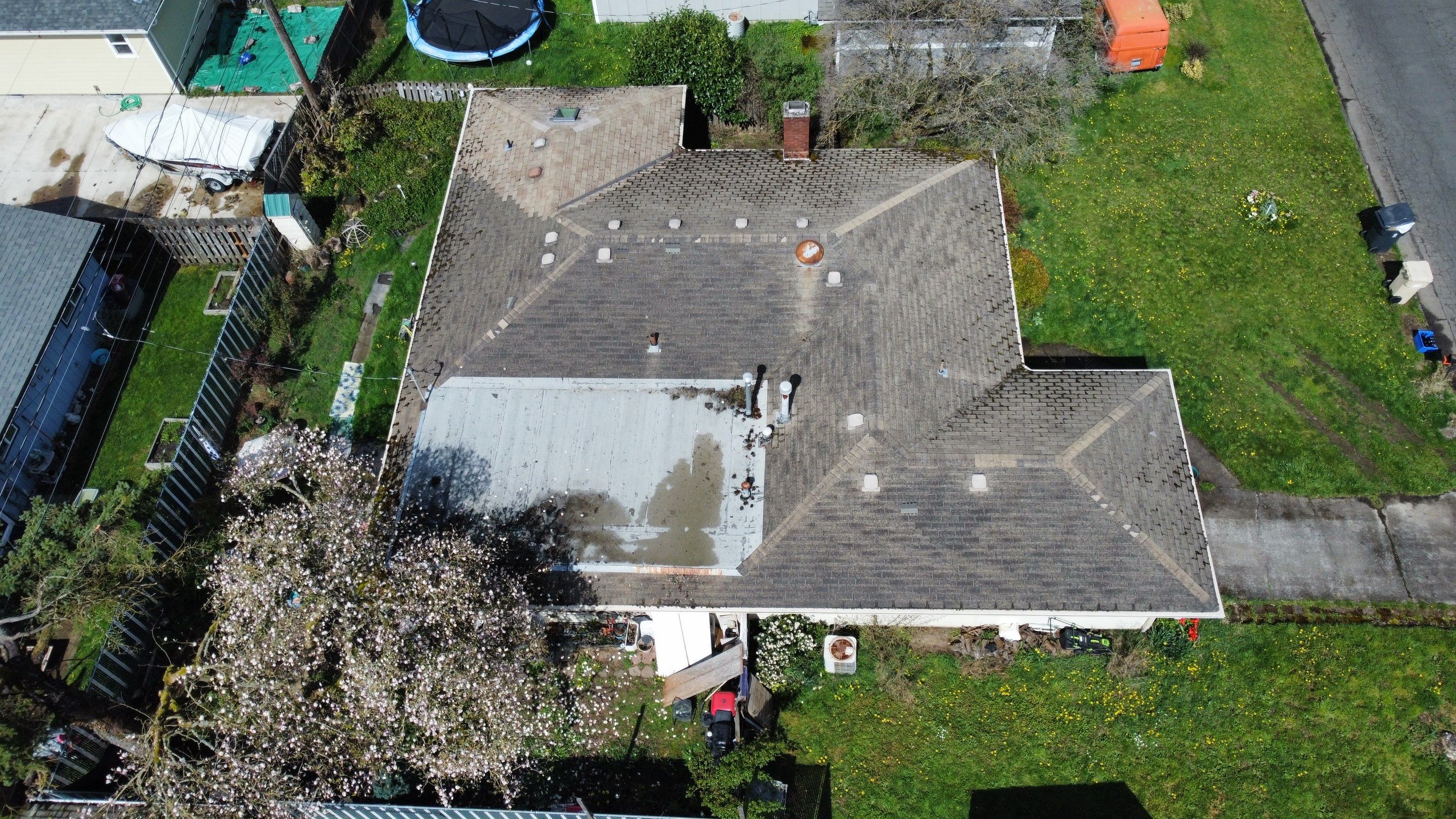 Residential Roofing Installation using IKO Dynasty (Color: Driftshake) by Orezona Building & Roofing Company, Inc.