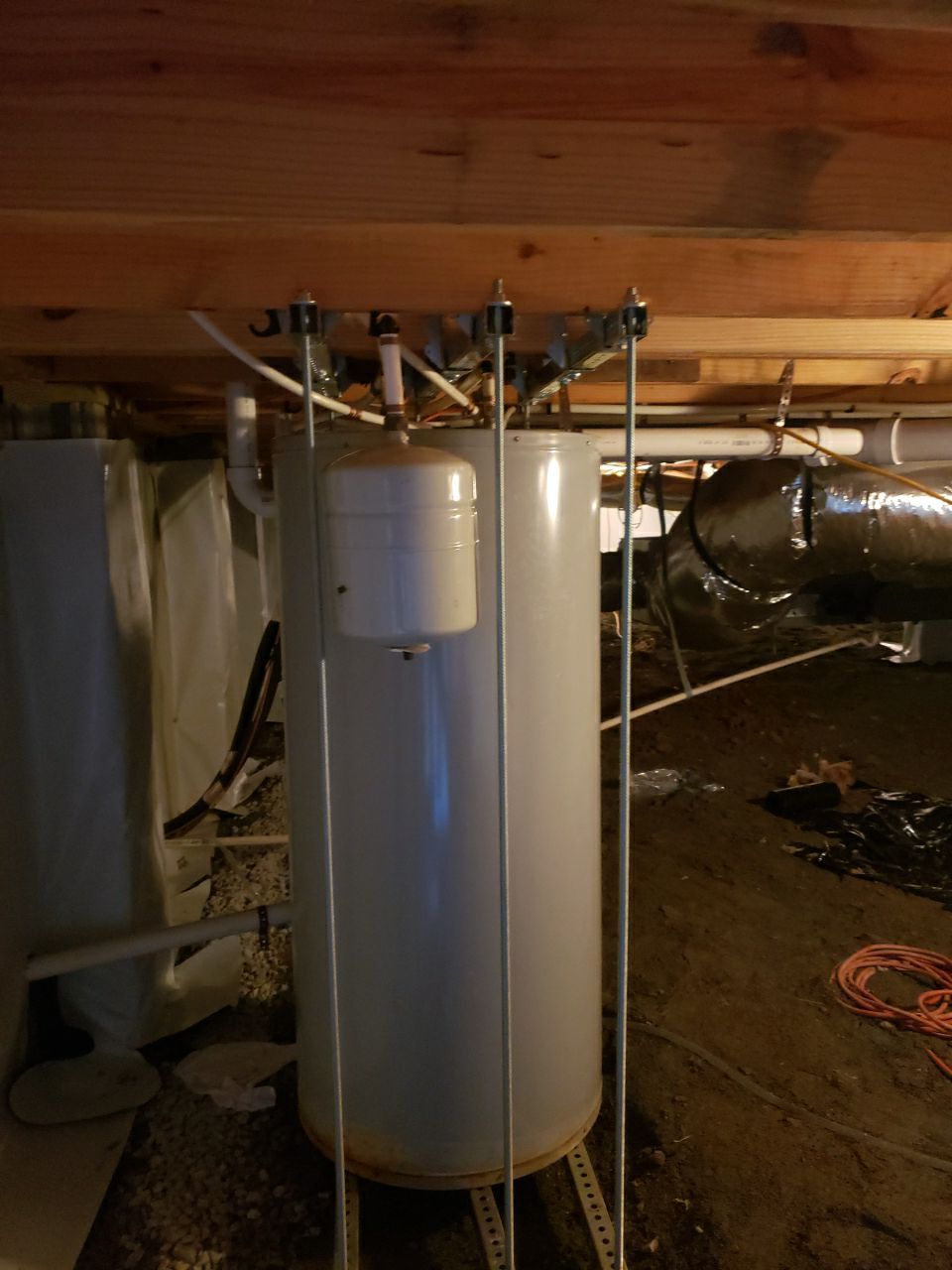 Crawl space encapsulation and exterior drainage by Power Wash Masters LLC