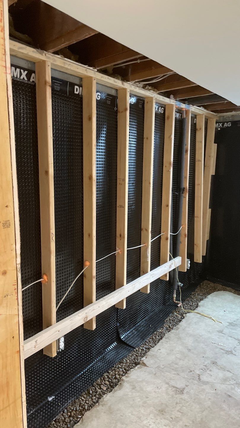 Subcontracted for a Whole-Home Remodel by Waterproofing Northeast