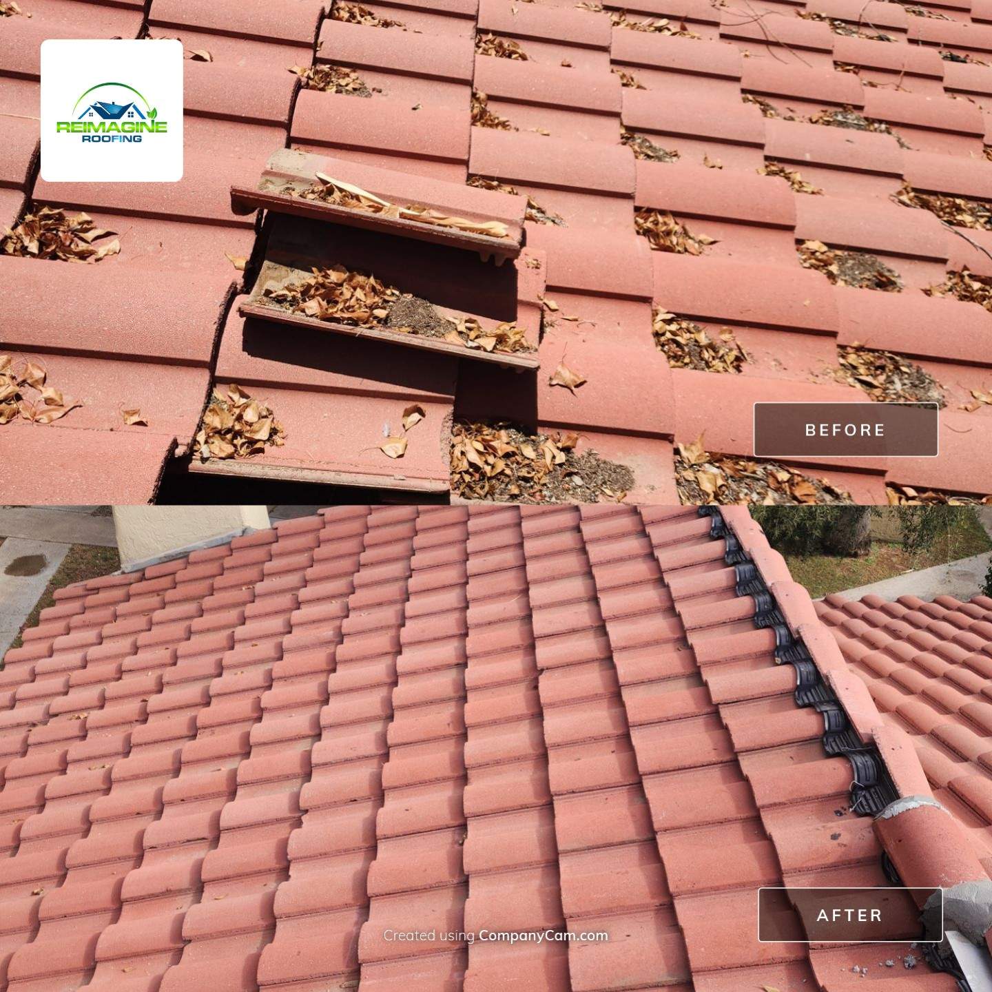 Spanish Red Concrete Tile by Reimagine Roofing