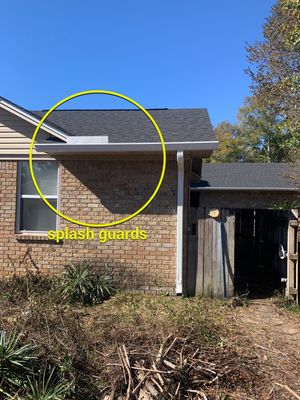 Splash Guard Gutters in Pensacola FL