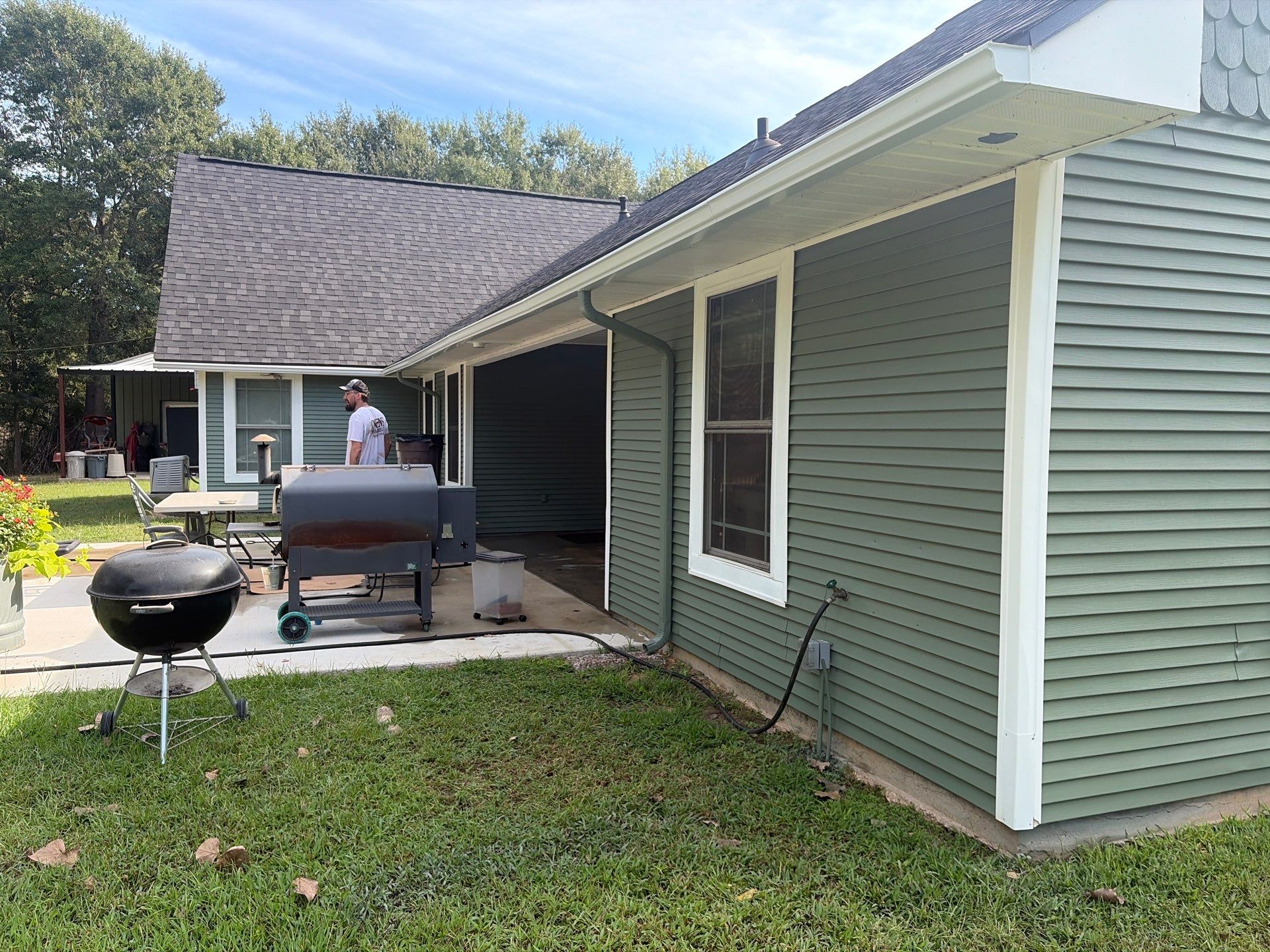 From Aged Yellow to Fresh Green in Frankston, Texas by Quality Coats Painting