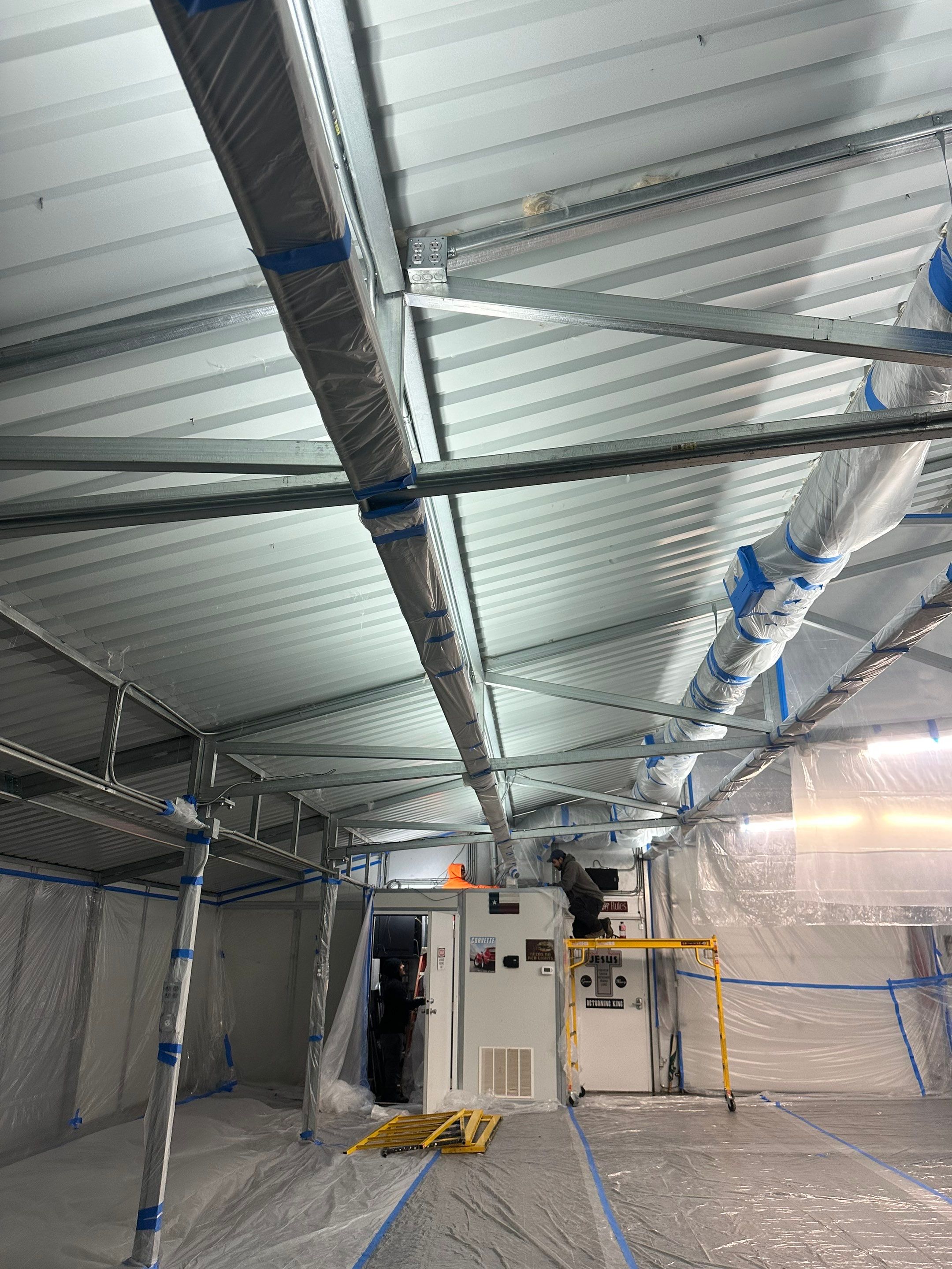 Sunnyvale Tx, Close cell spray foam custom garage  by Apex Insulation Solutions