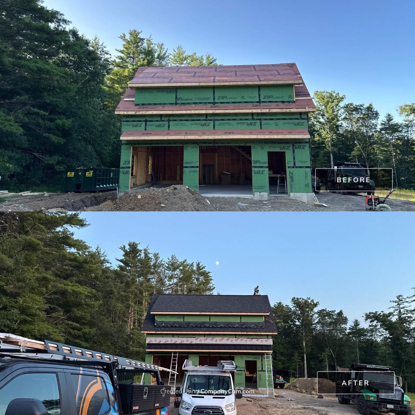 ADU Roof Pairs Onyx Black Shingles with Metal Accents — Merrimack, NH in Merrimack, NH
