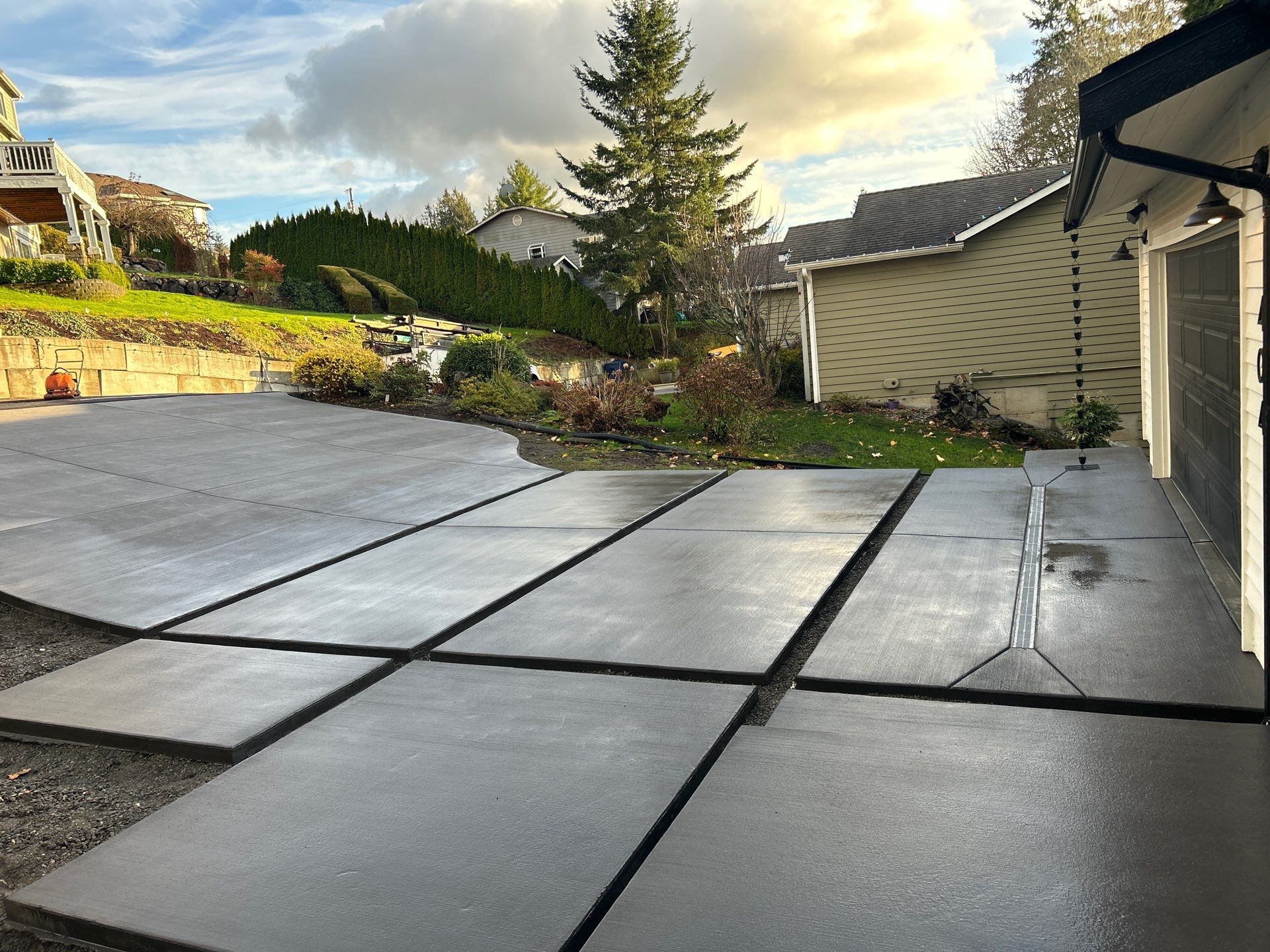 Raphil Haswega Concrete Driveway  by Jireh Asphalt & Concrete Inc 