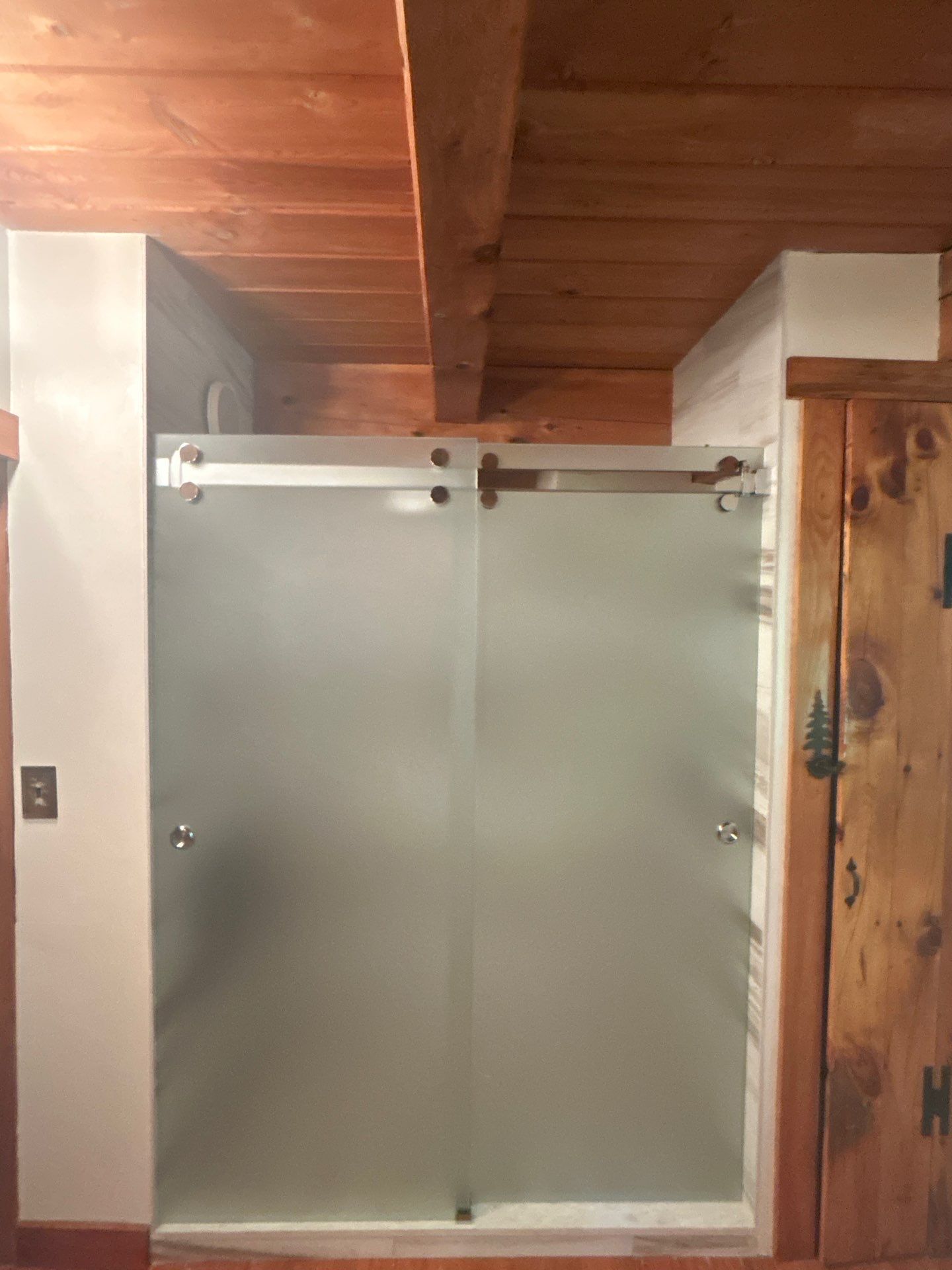 Bathroom Remodel using Alumax Shower by Cheshire Glass Company