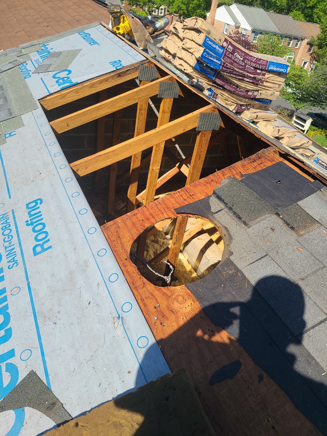 Oakton: CertainTeed Landmark Pro Designer Shingles in Max Def Pewter by RM Banning, Inc.