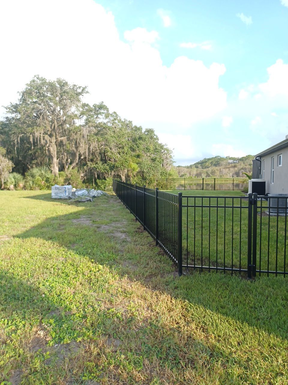 Aluminum Fence Installation using 3 Rail Aluminum Fence by Asap fence and gates, LLC