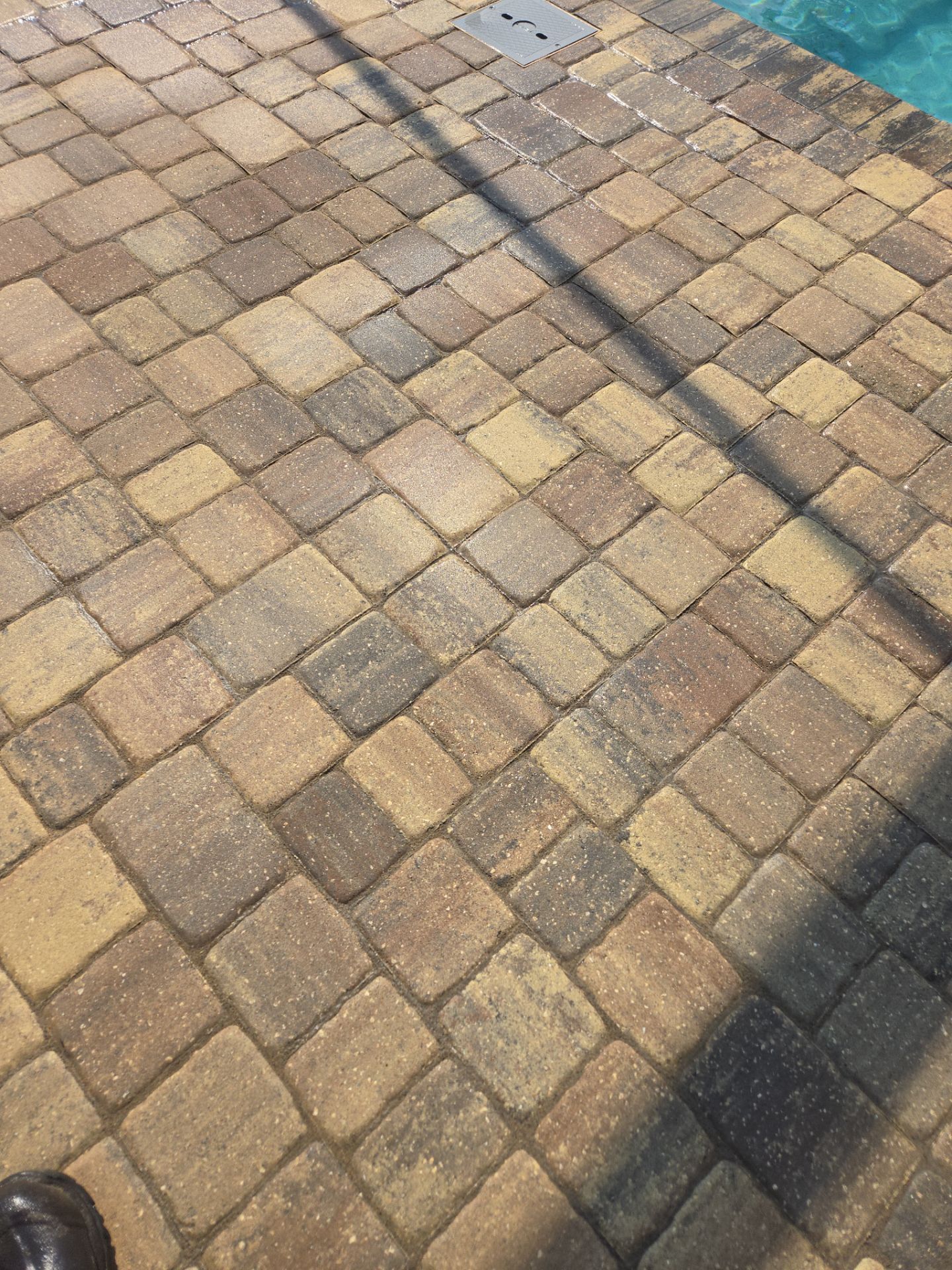 Pool Pavers using PolySand and Concrete Sealant  by DuraSeal