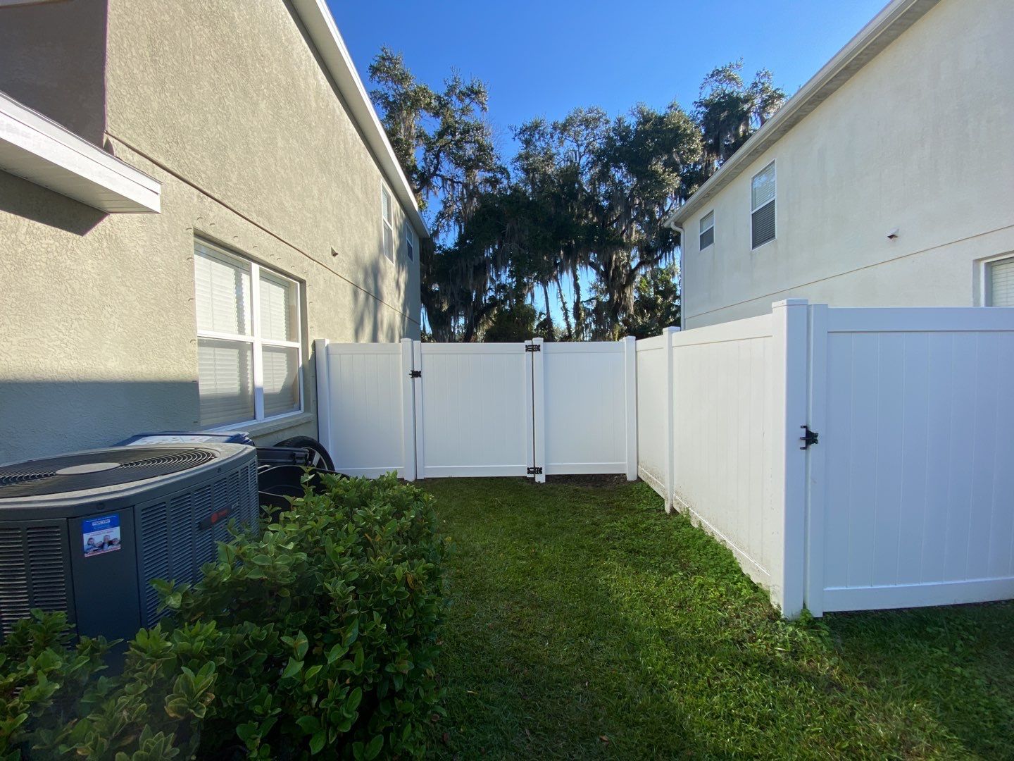 Bradenton, FL 6 ft. Tall White Vinyl Privacy Fence Installation and 4 ft. Spaced Picket Vinyl  by Asap fence and gates, LLC