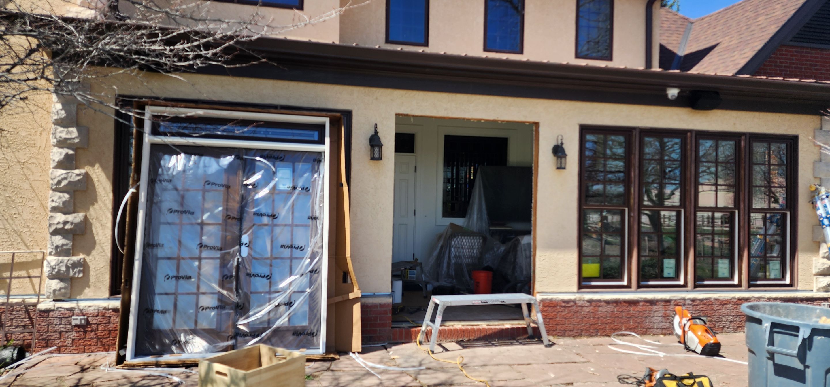 Provia Window project .. Watch for more photos  by 1st choice windows and siding