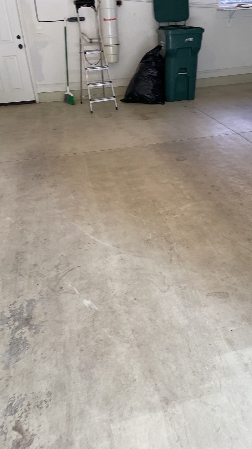 Garage Transformation using Driftwood Colorway by Croc Coatings, LLC