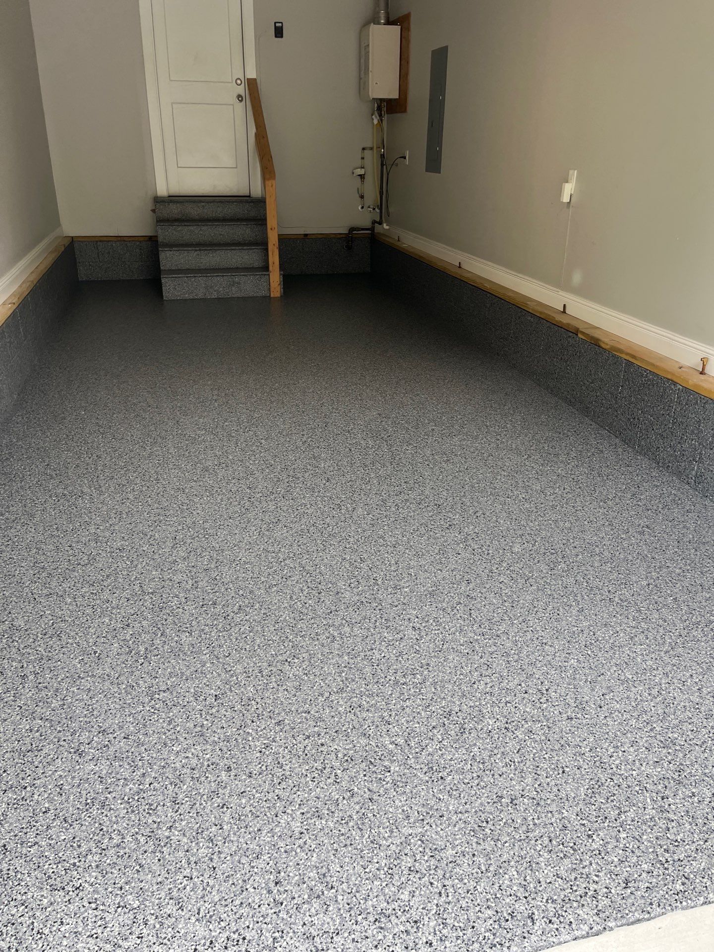 Garage Floor Coating using Nightfall by My Garage Floor Guys