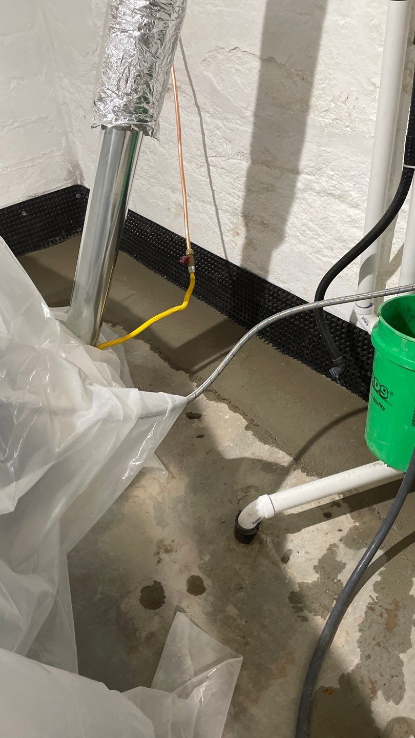 Interior Drain Tile & Wall Drainage in Northeast Minneapolis by Waterproofing Northeast