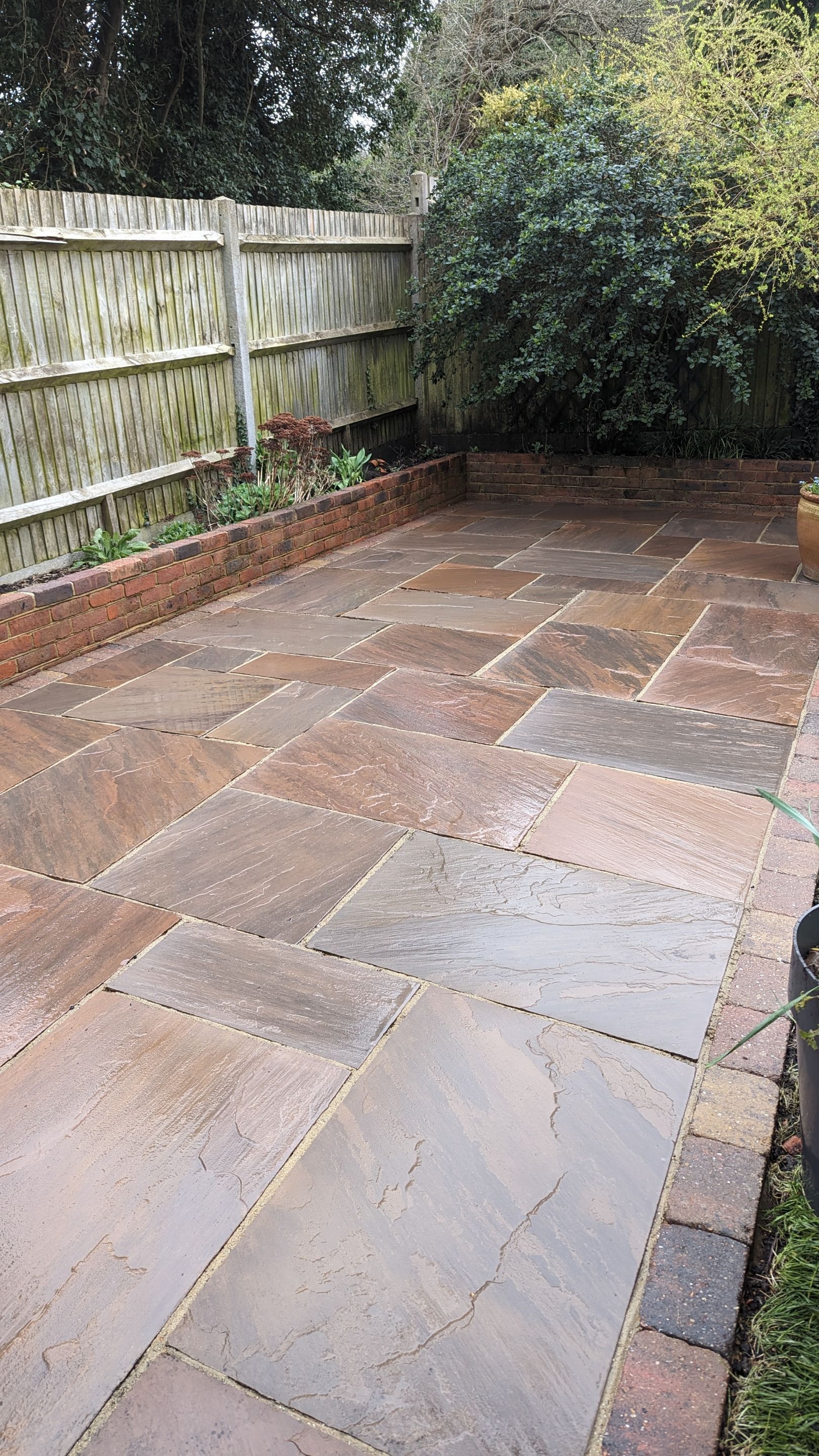 Driveway And Patio Clean using honda 21 ltr/min by Ges Exterior Cleaning ltd